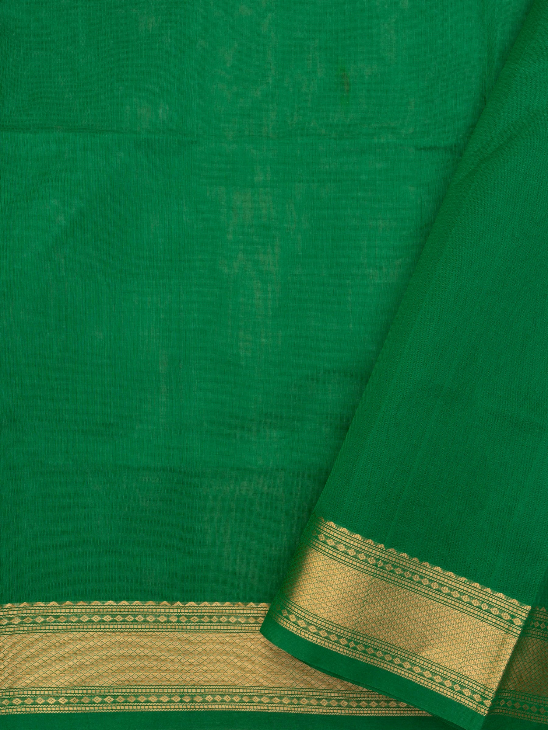 Green killi butta / Silk Cotton Saree CLSA7264