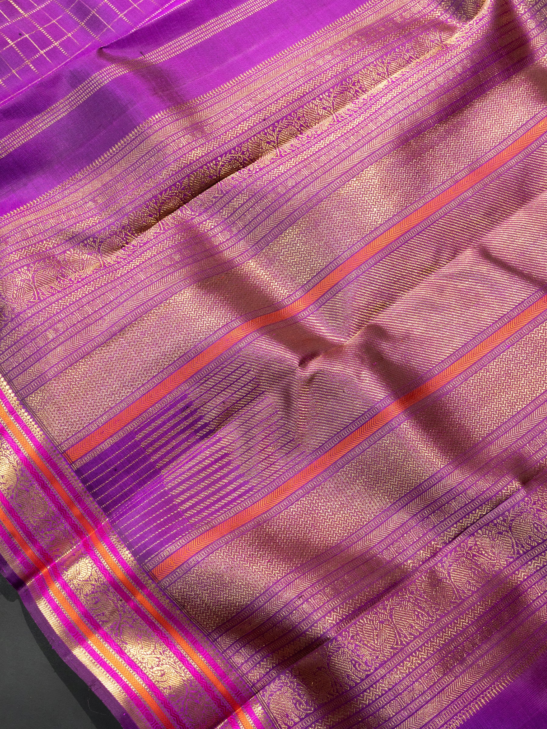 Bridal edit vadamalli Zari Kattam / Kanjivaram Saree CLSA8252