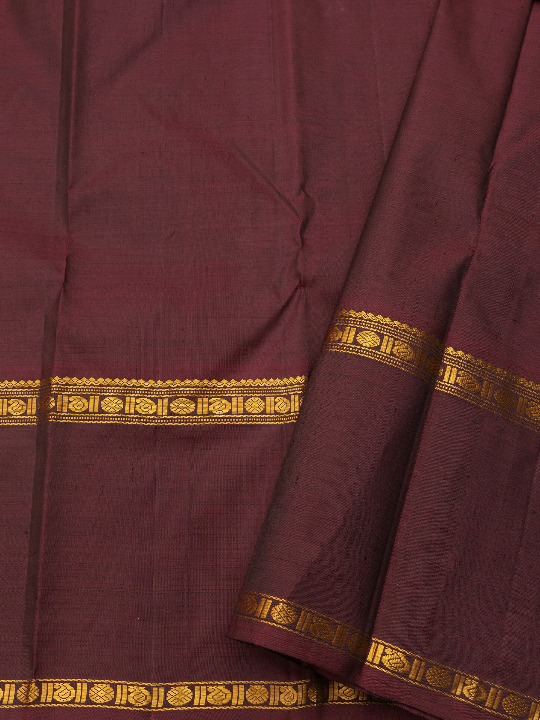 Black kattam ganga jamuna border/ Arani Silk Saree CLSA8546