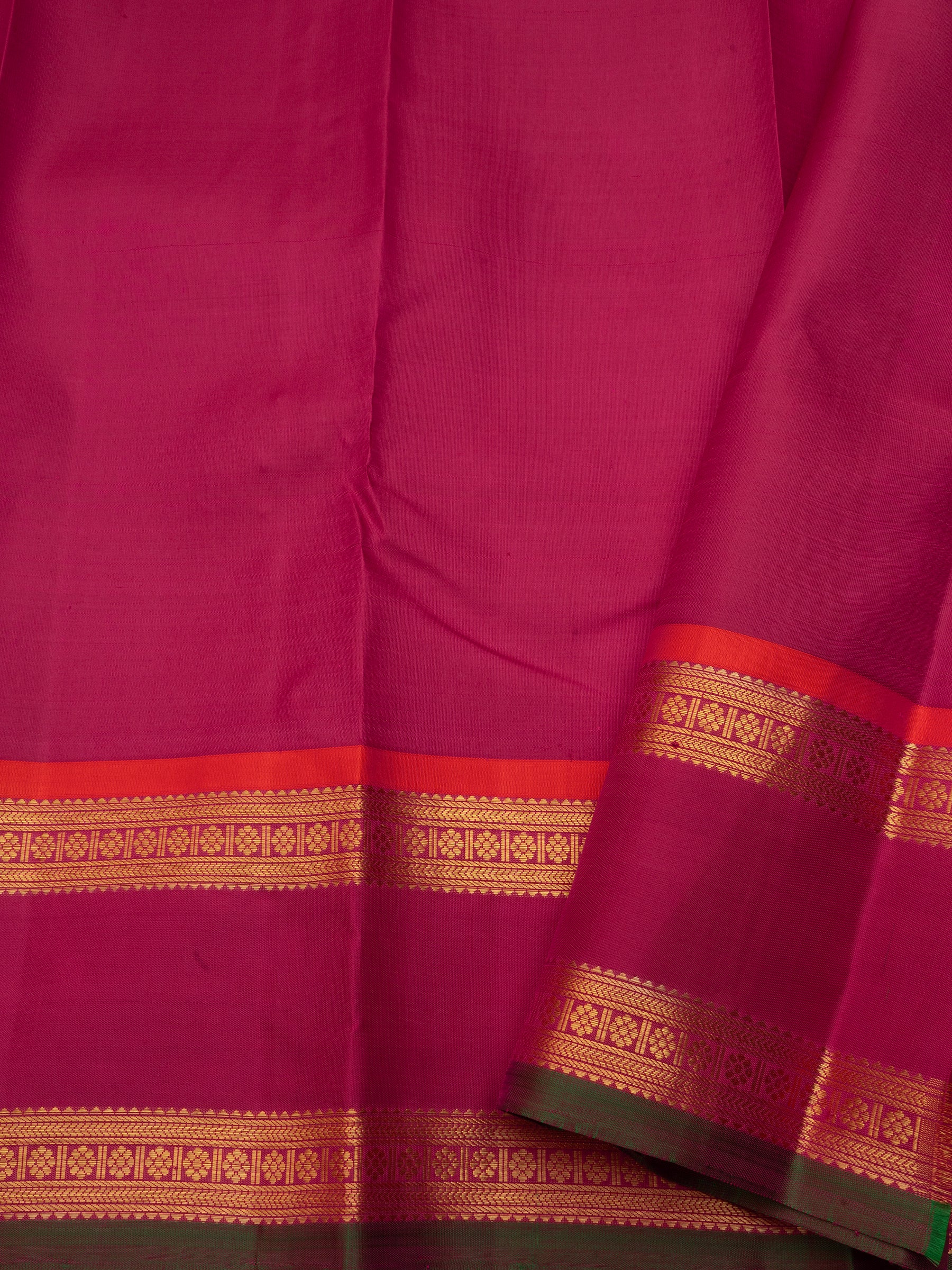 Off white Laksham Butta Korvai Thread work Kanjipuram Silk Saree CLSA8730