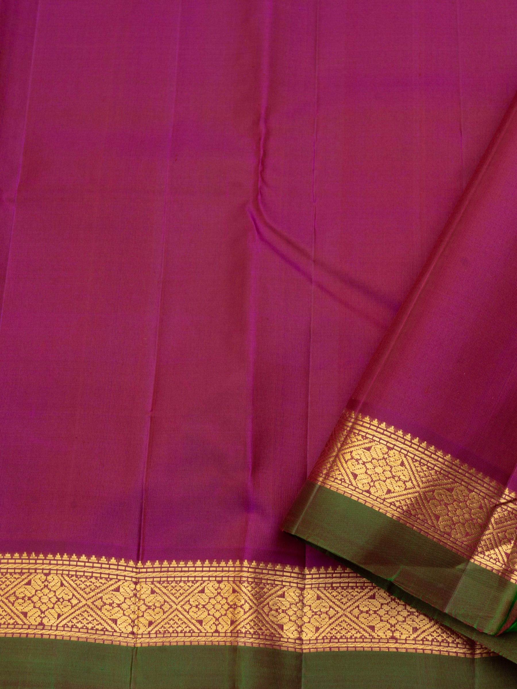 Deep Araku and pink kaal erangina border/ Arani Silk Saree CLSA9037