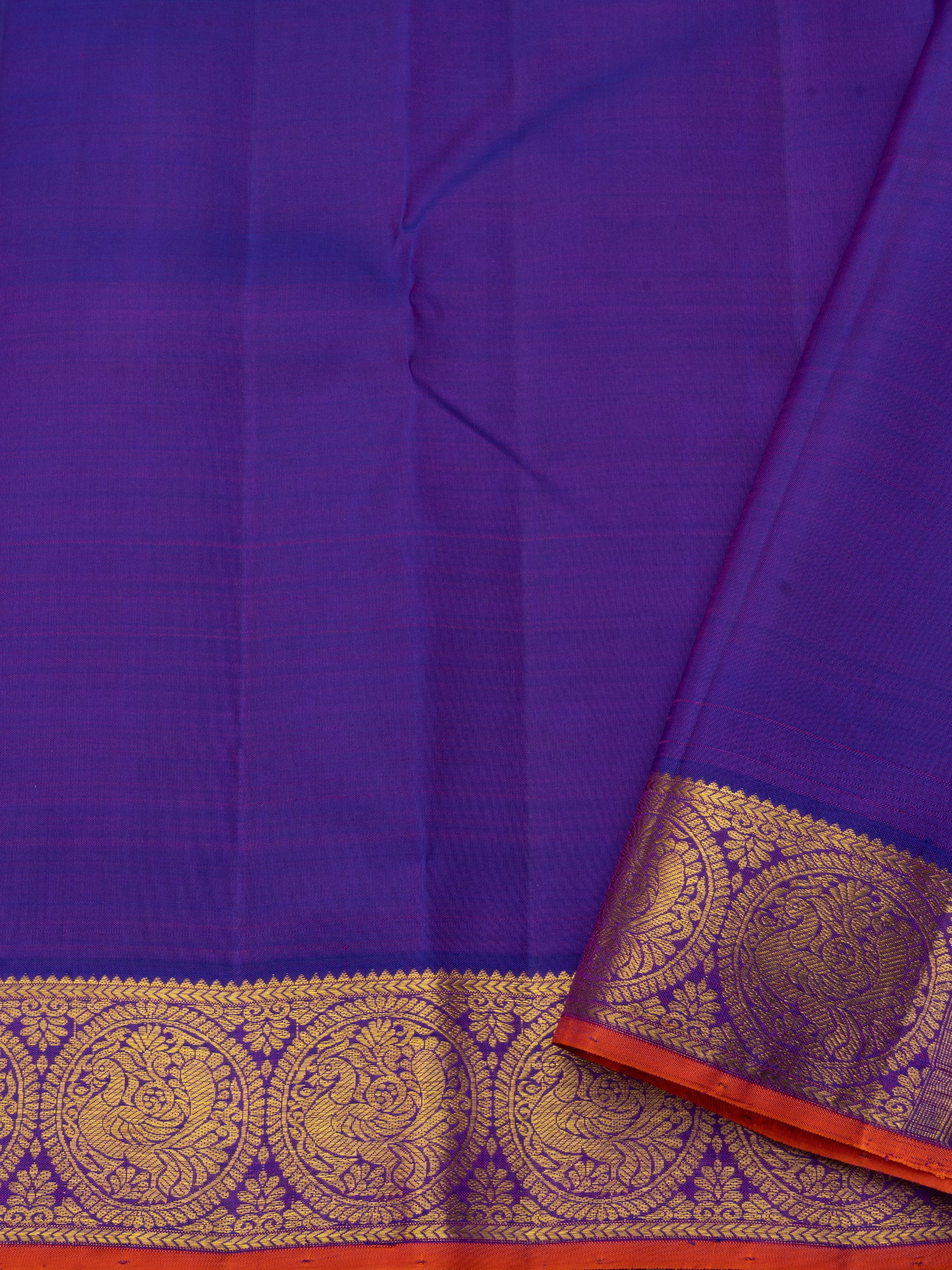 Sneha green and violet korvai / Arani Silk Saree CLSA9054