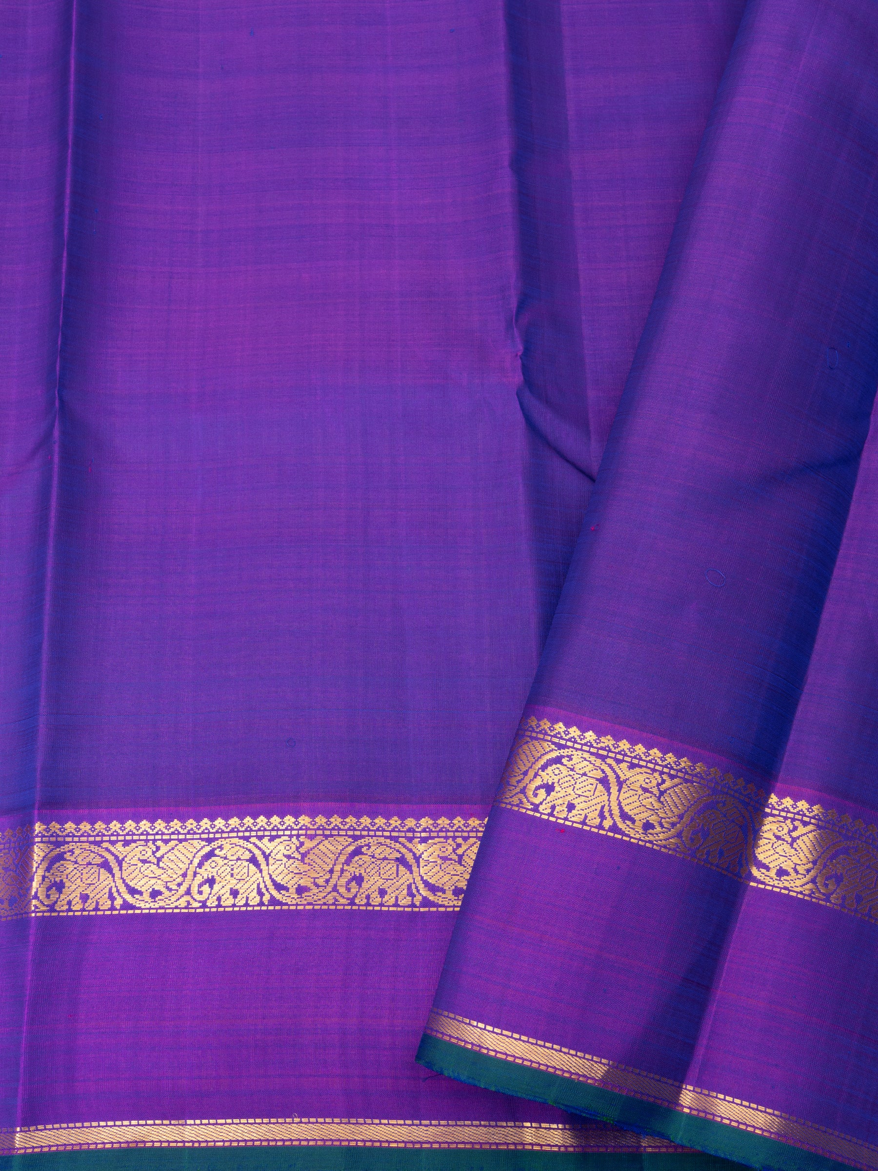 Mayilkazhuthu purple border : Arani Silk Saree CLSA9420