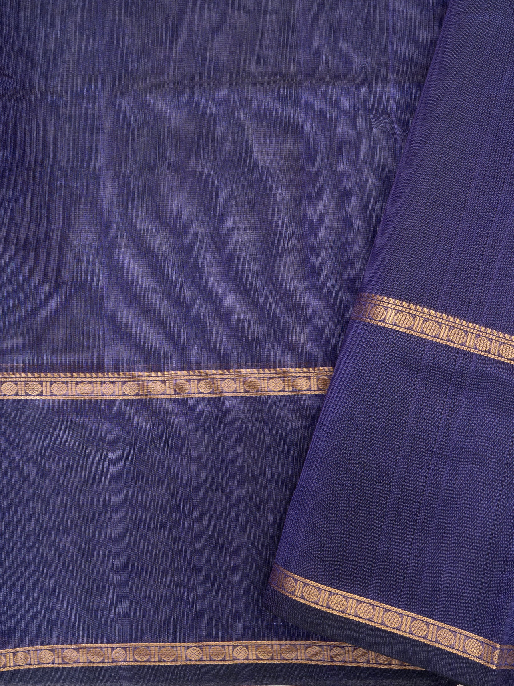 Lavender veldhari border butta/ Silk Cotton Saree CLSA9713