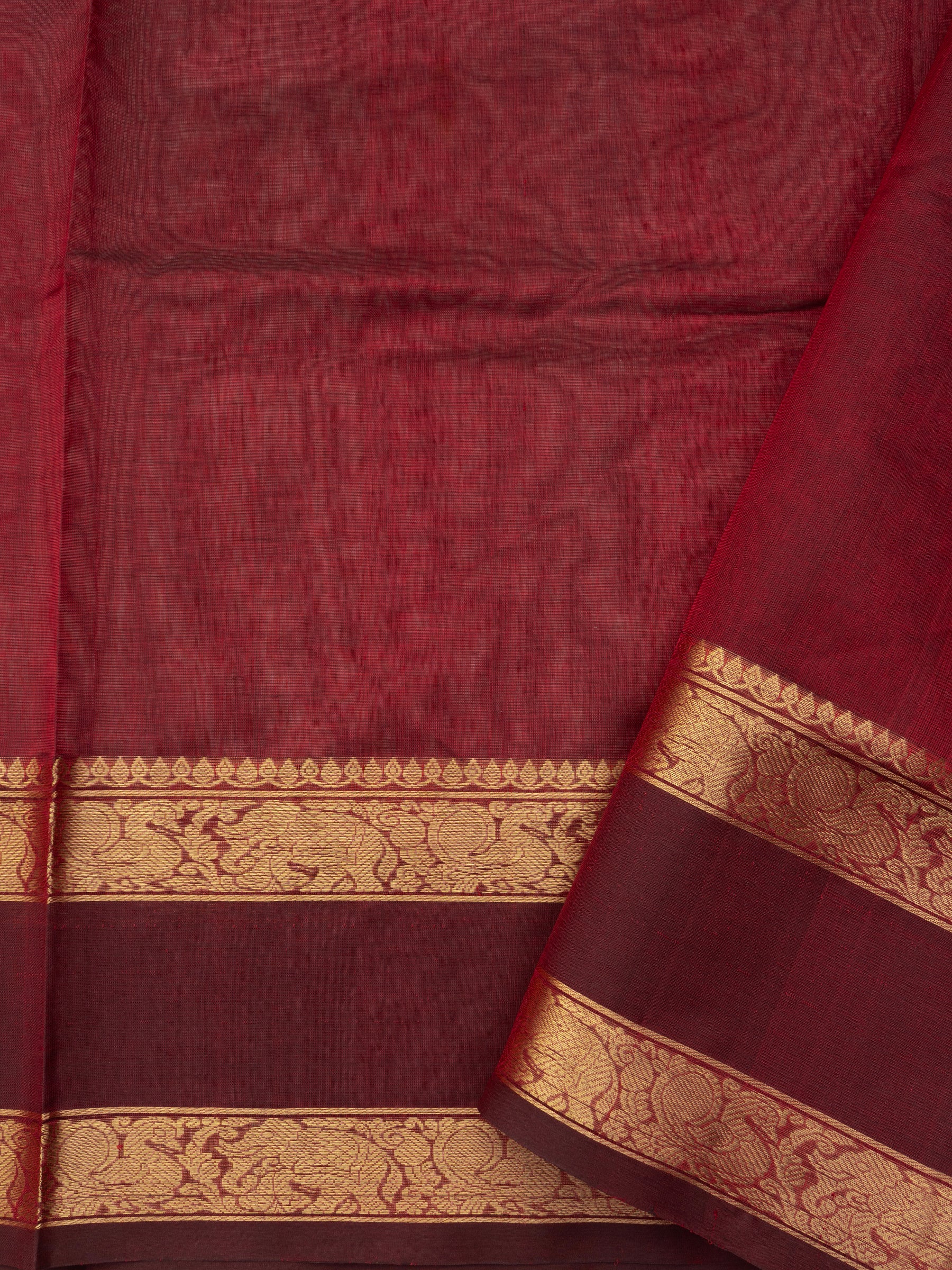 Araku rettapet border unique pallu/Silk Cotton Saree CLSA9719