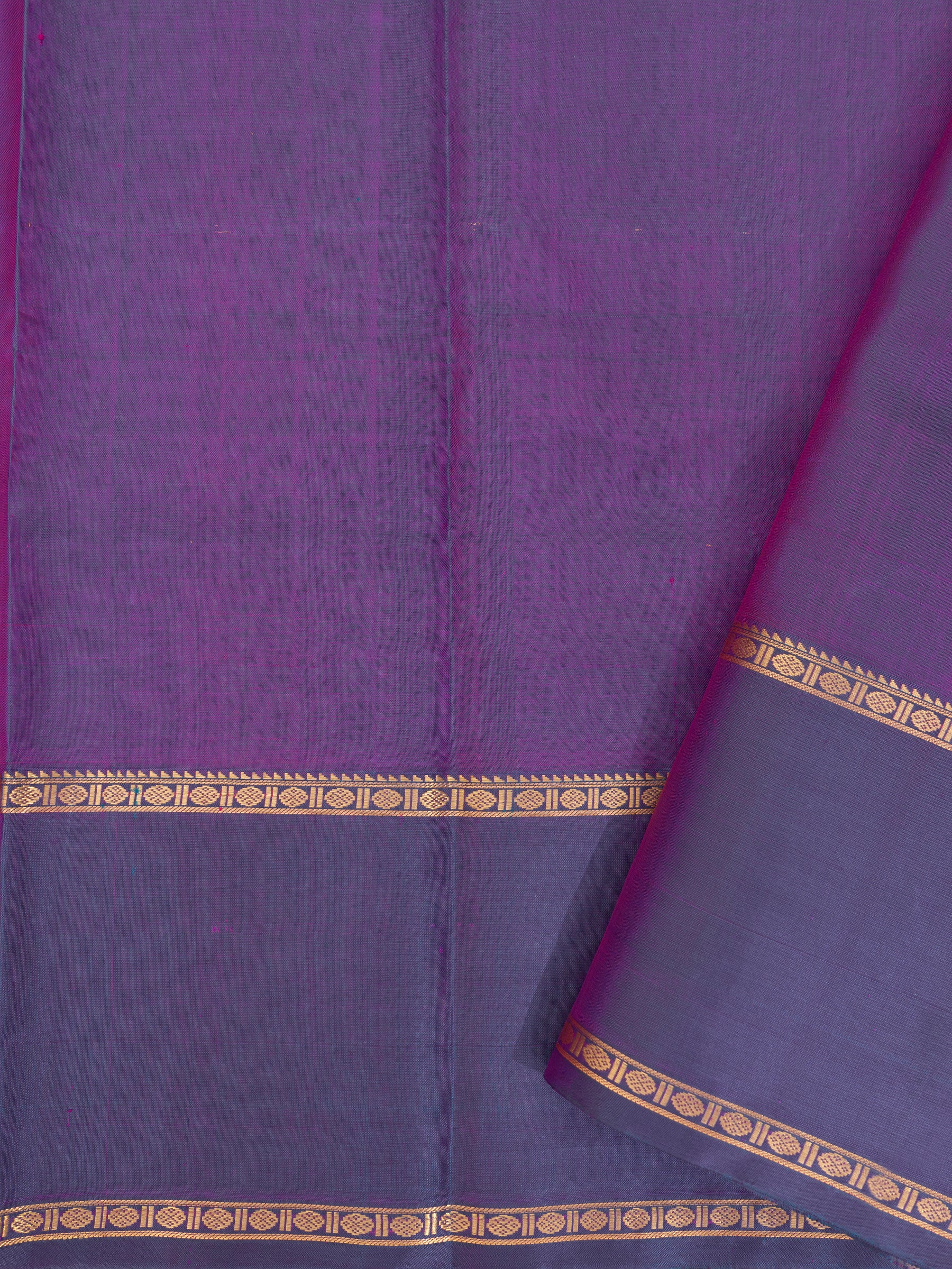 Purple shot lavender veldhari and border butta/ Special Edition Silk CLSA8357
