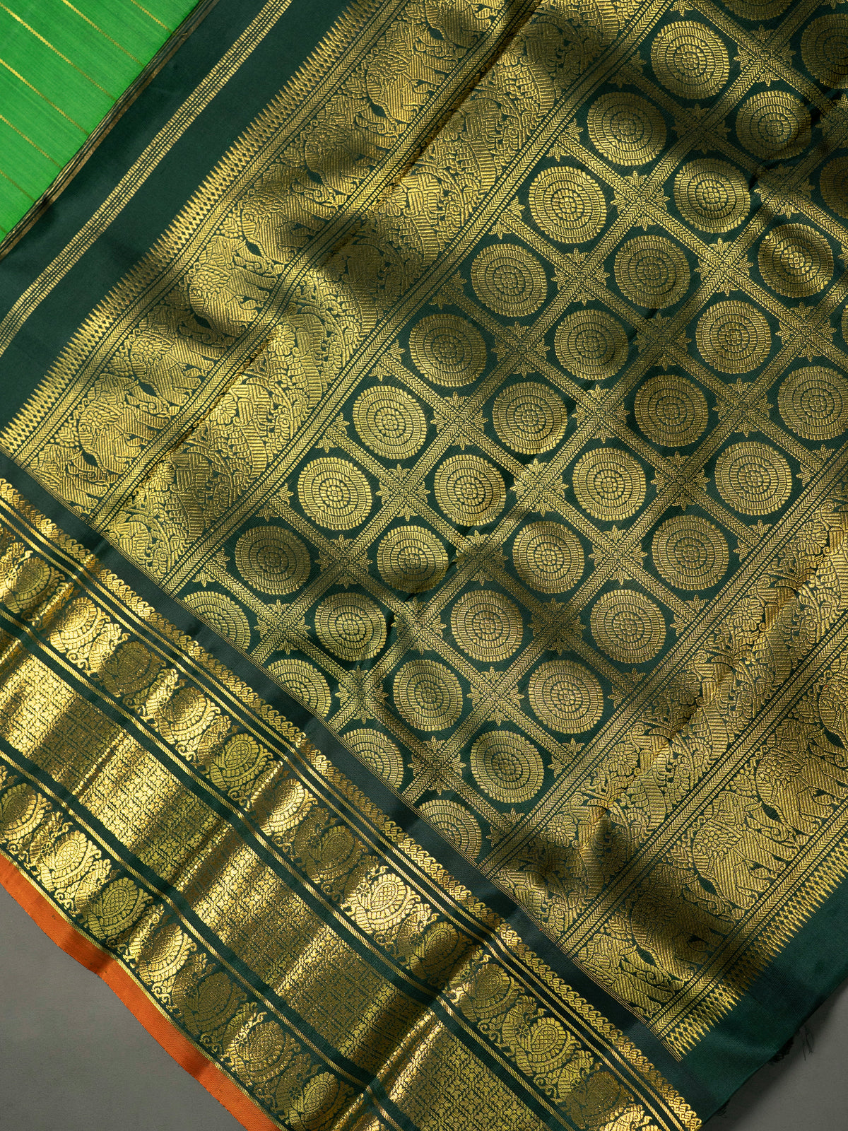 Vintage style Paalum pazhamum Korvai / Kanjipuram Silk Saree CLSA11642