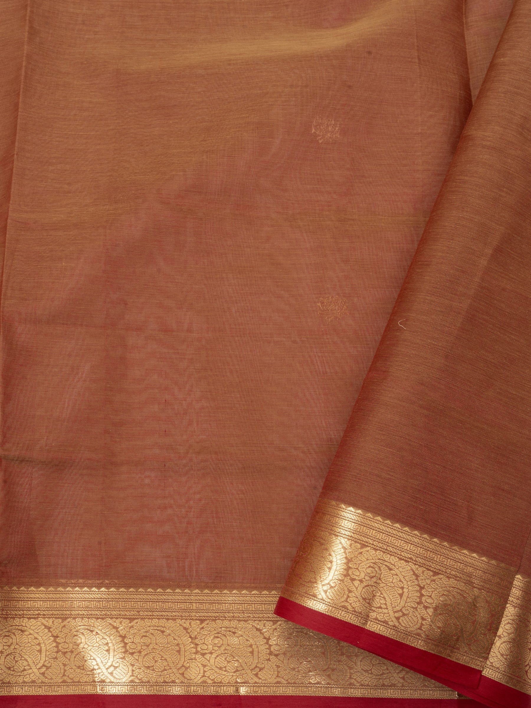 Mustard shot red / Silk Cotton