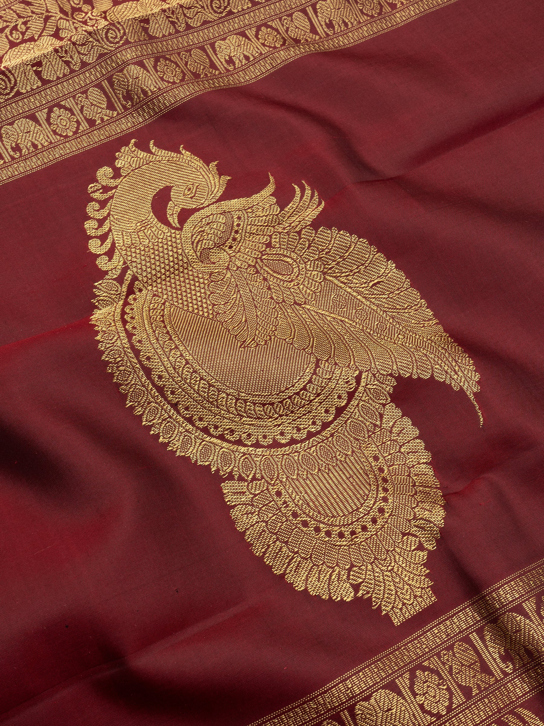 Deep Araku rettapet border / Special Edition Silk CLSA10300