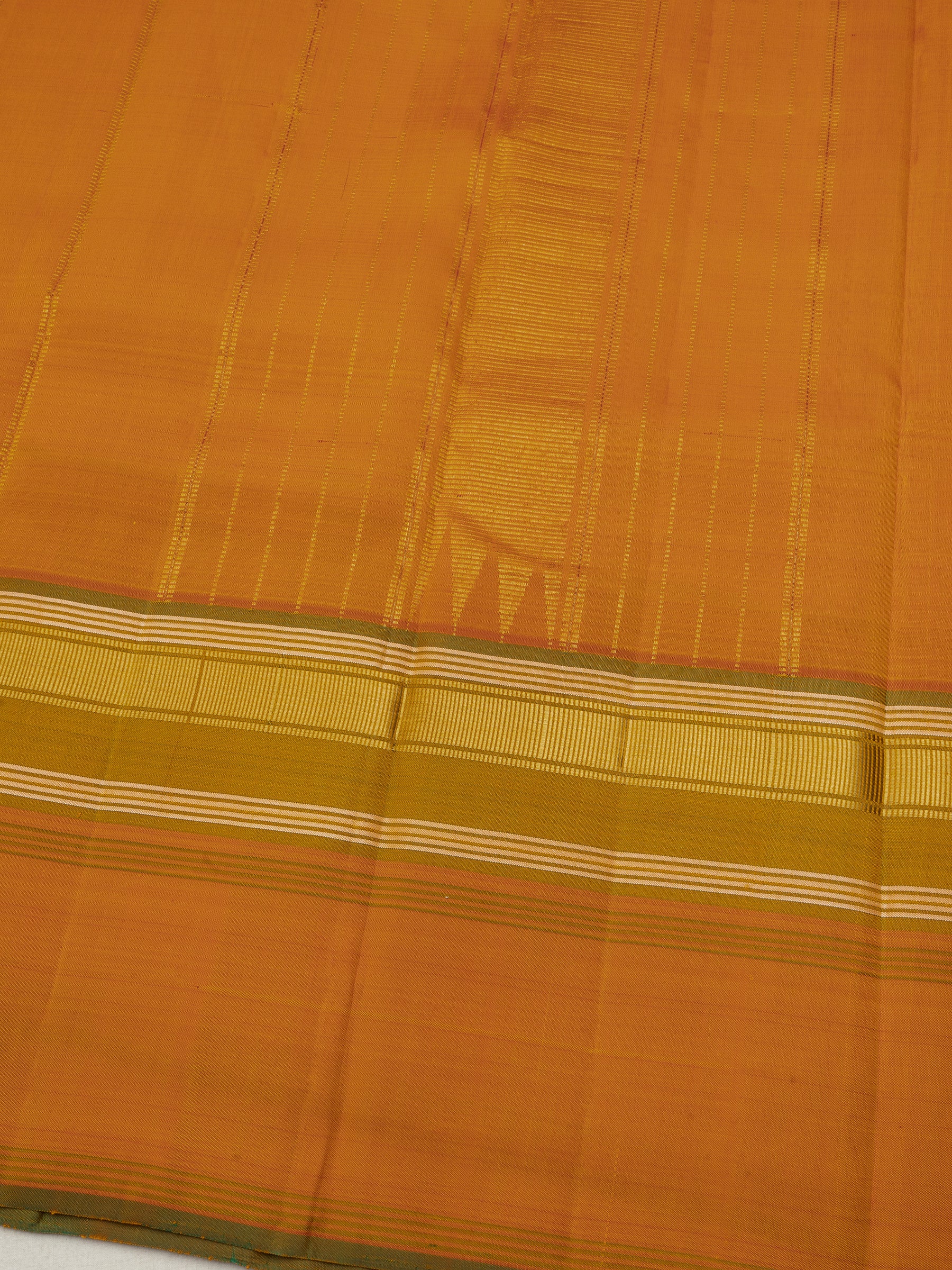 Orange kaal erangina border/ Arani Silk Saree CLSA10834