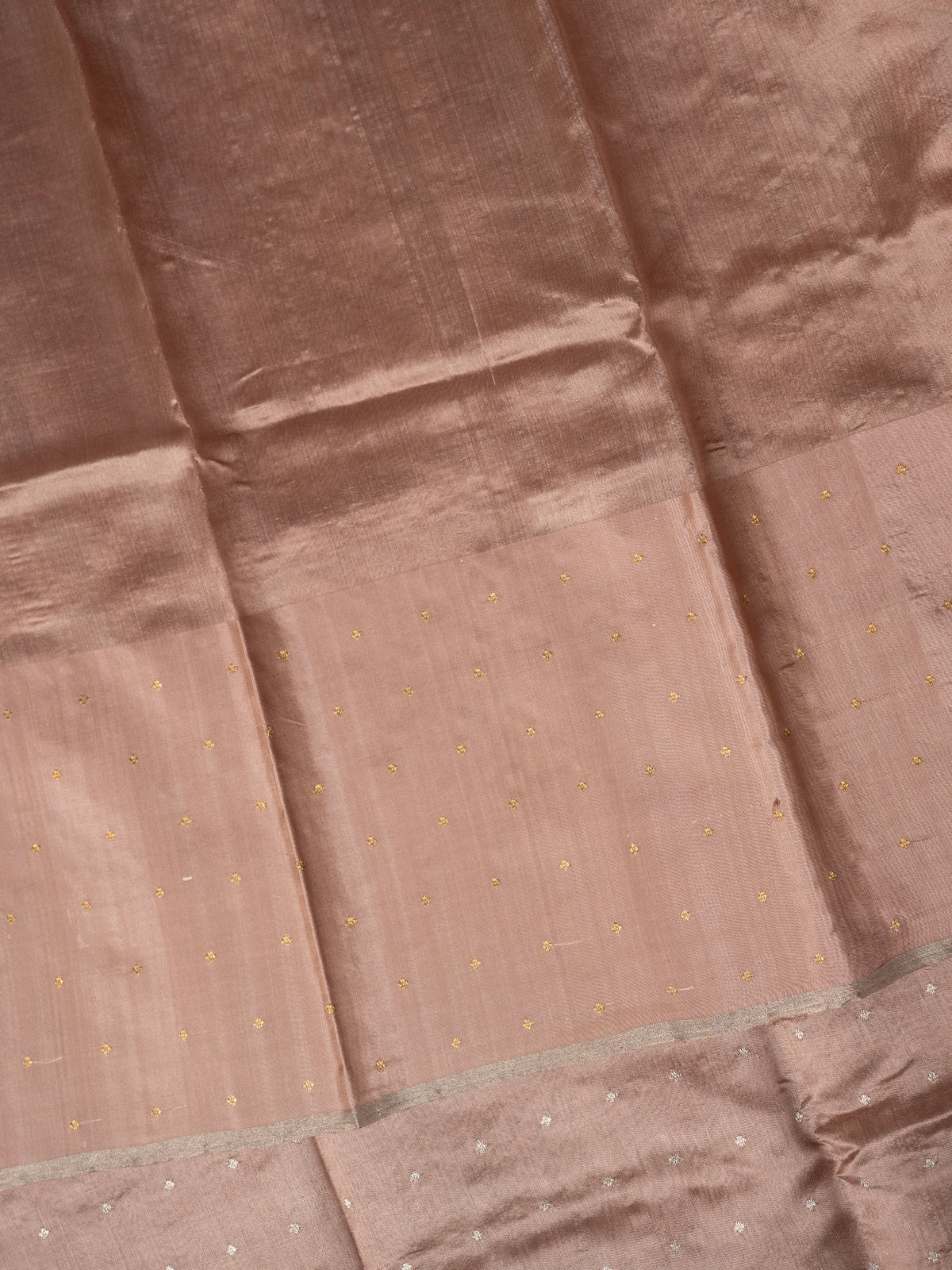 Blush pink evening and morning border/ Chanderi silk Saree CLSA10881