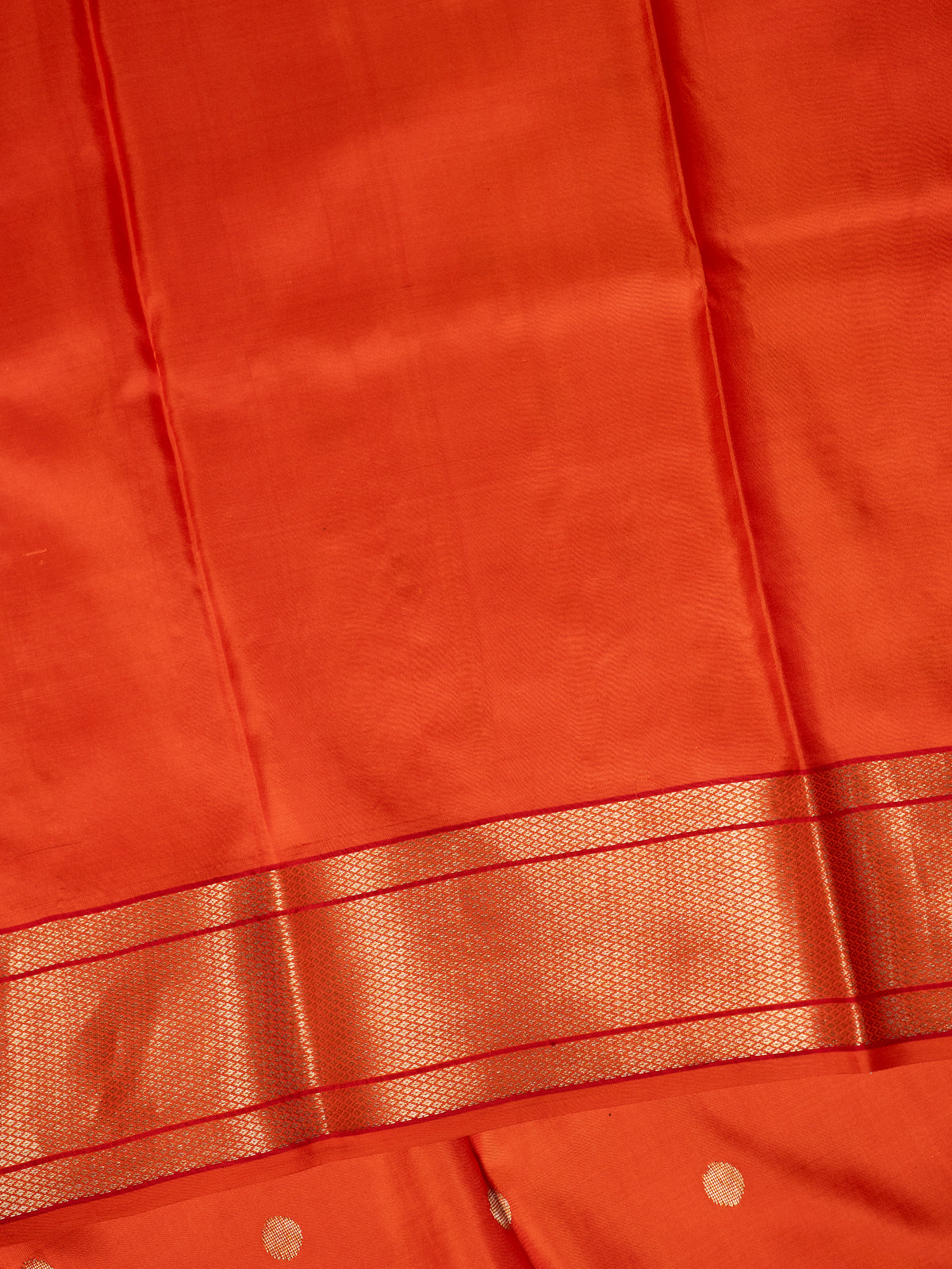 Master piece orange special pallu / Chanderi silk Saree CLSA10890