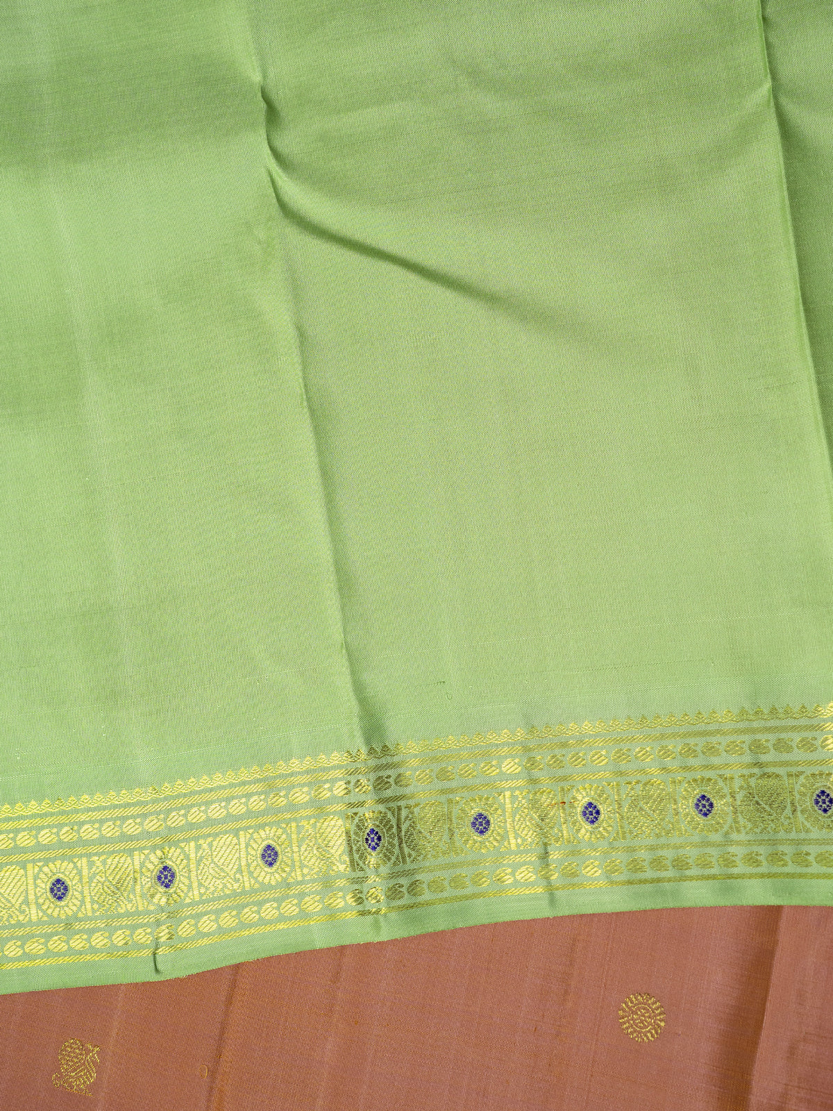 Pink shot korvai / Kanjipuram Silk Saree CLSA10970