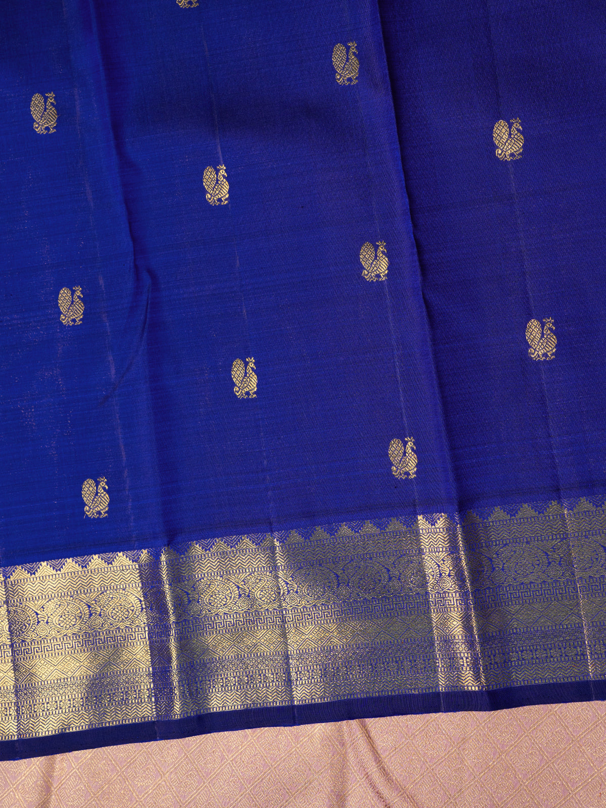 Paste plush pink brocade / Kanjipuram Silk Saree CLSA4265
