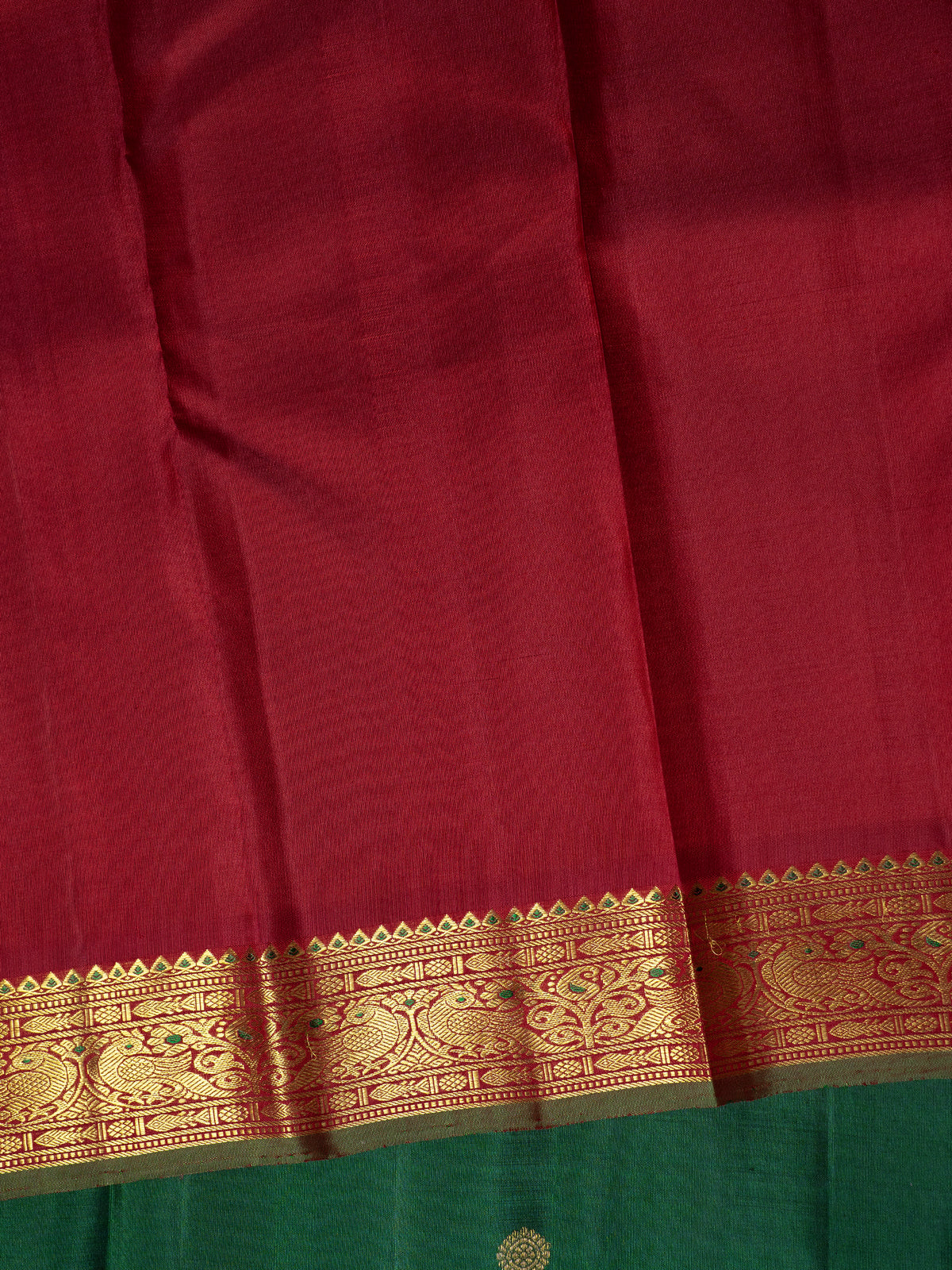 Green with butta pure Zari /Kanjipuram Silk Saree CLSA11994