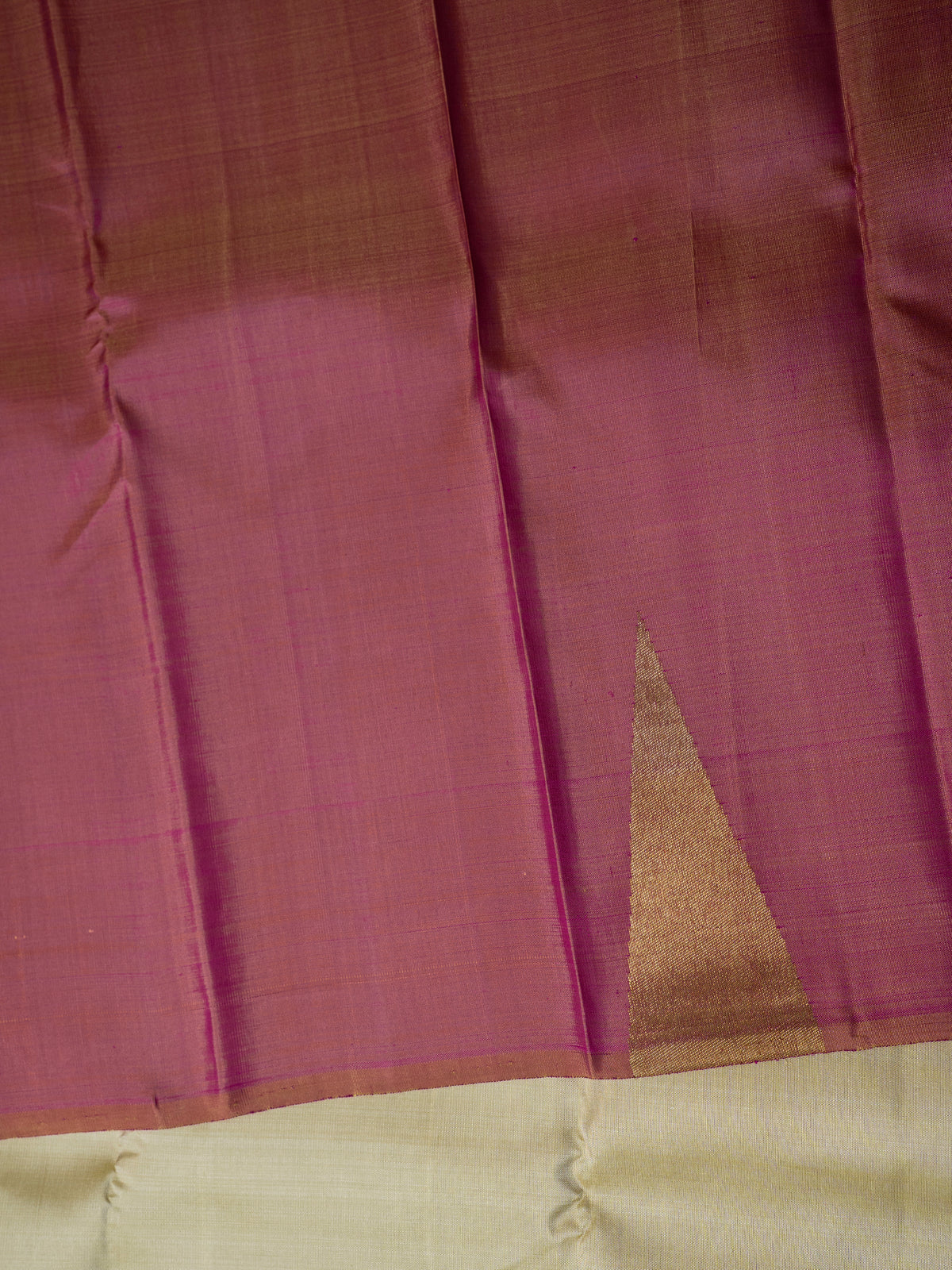 Offwhite multi color 8 kol temple border/ Kanjipuram Silk Saree CLSA2185