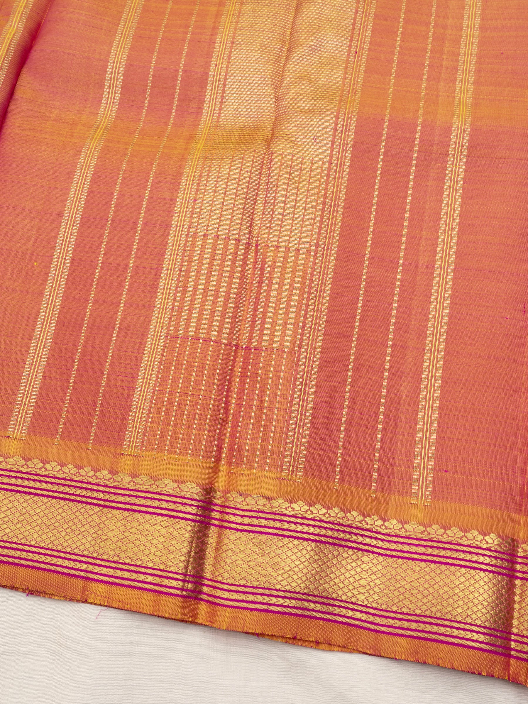 Pink vintage kattam and border / Kanjipuram Silk Saree CLSA1591