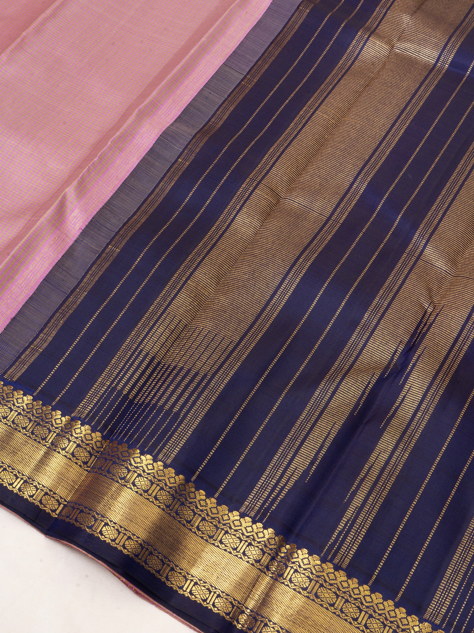 Lotus pink Kattam / Kanjipuram Silk Saree CLSA4983