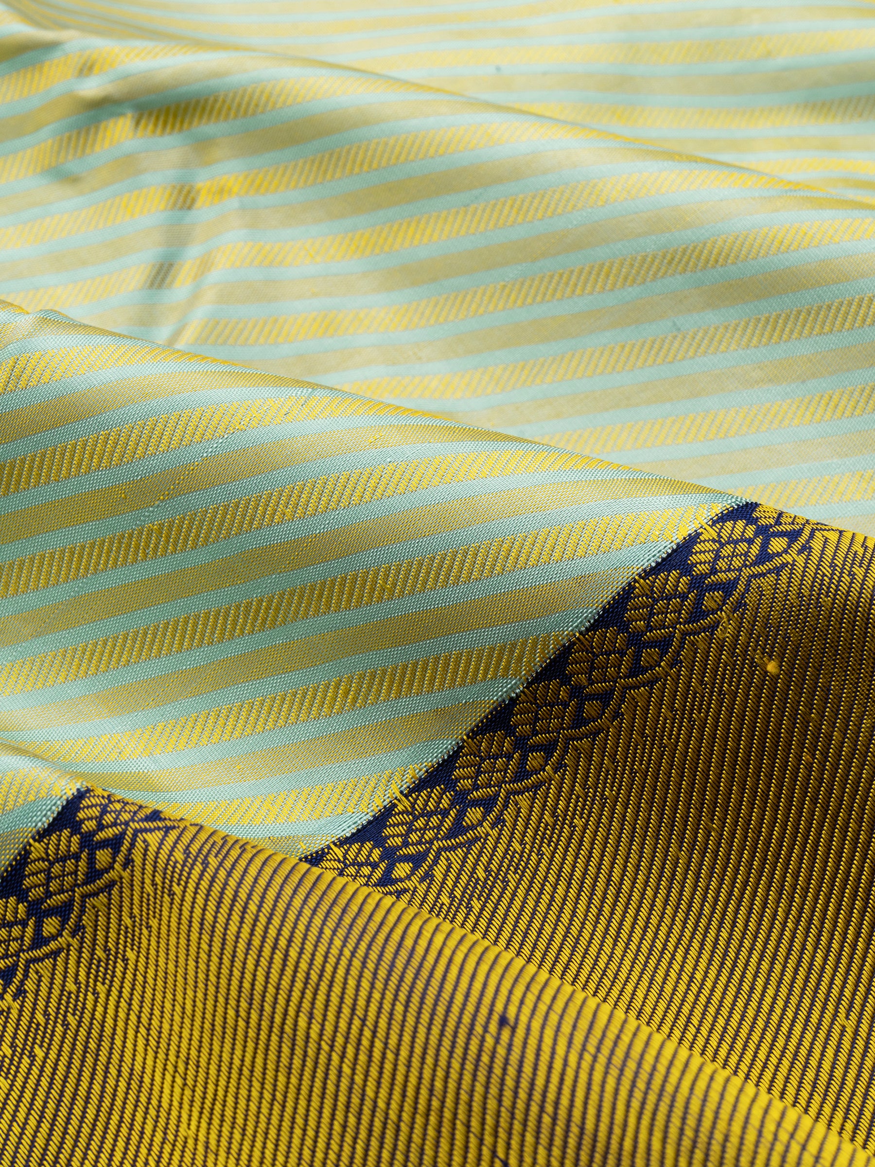 Master weaver Korvai Thread work Kanjipuram Silk Saree CLSA