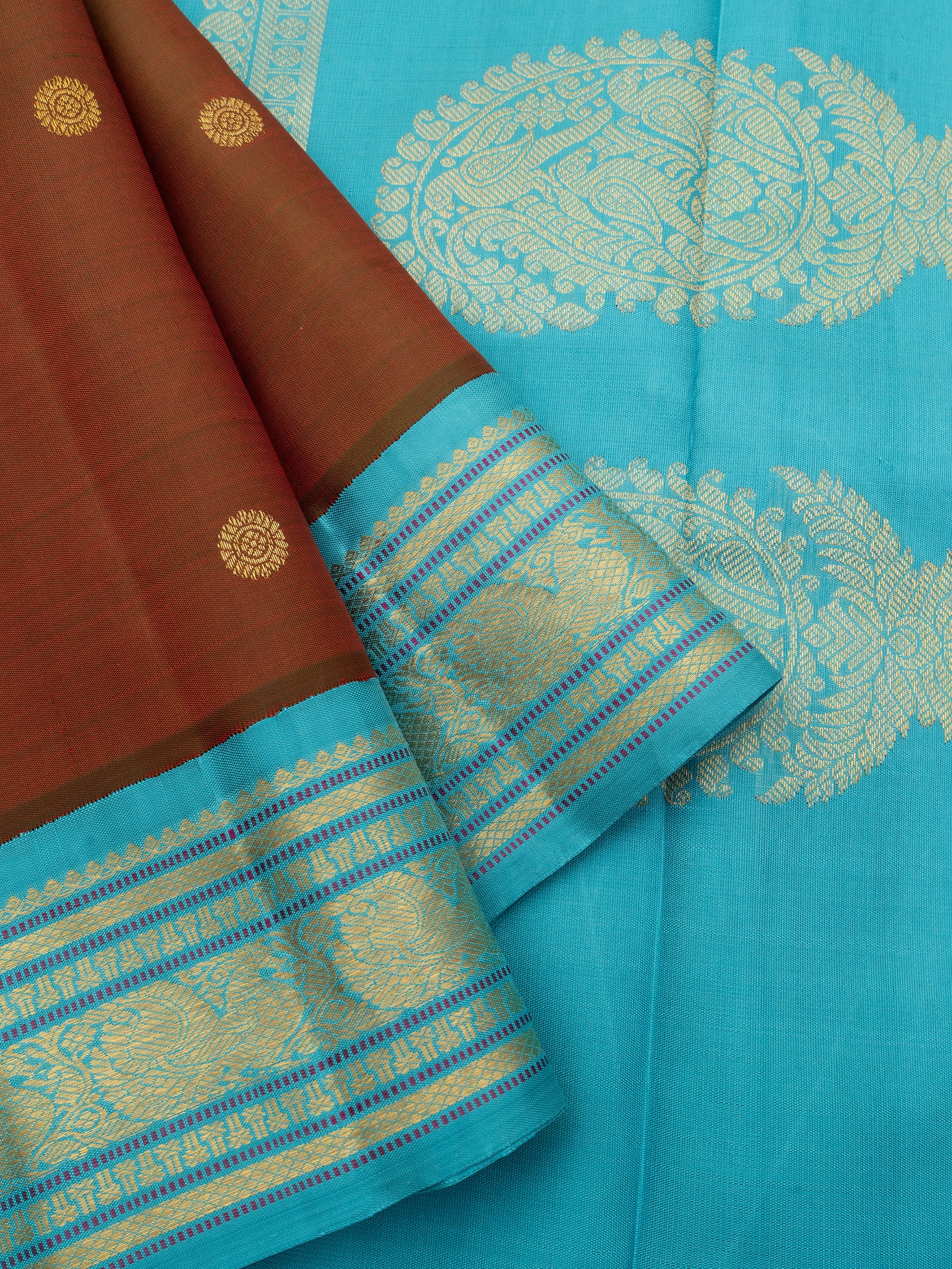Maanthulir Korvai Kanjipuram silk Saree CLSA6011