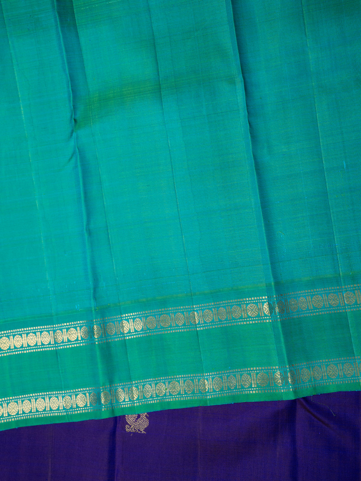 Purple Rettapet temple / Kanjipuram Silk Saree CLSA6571