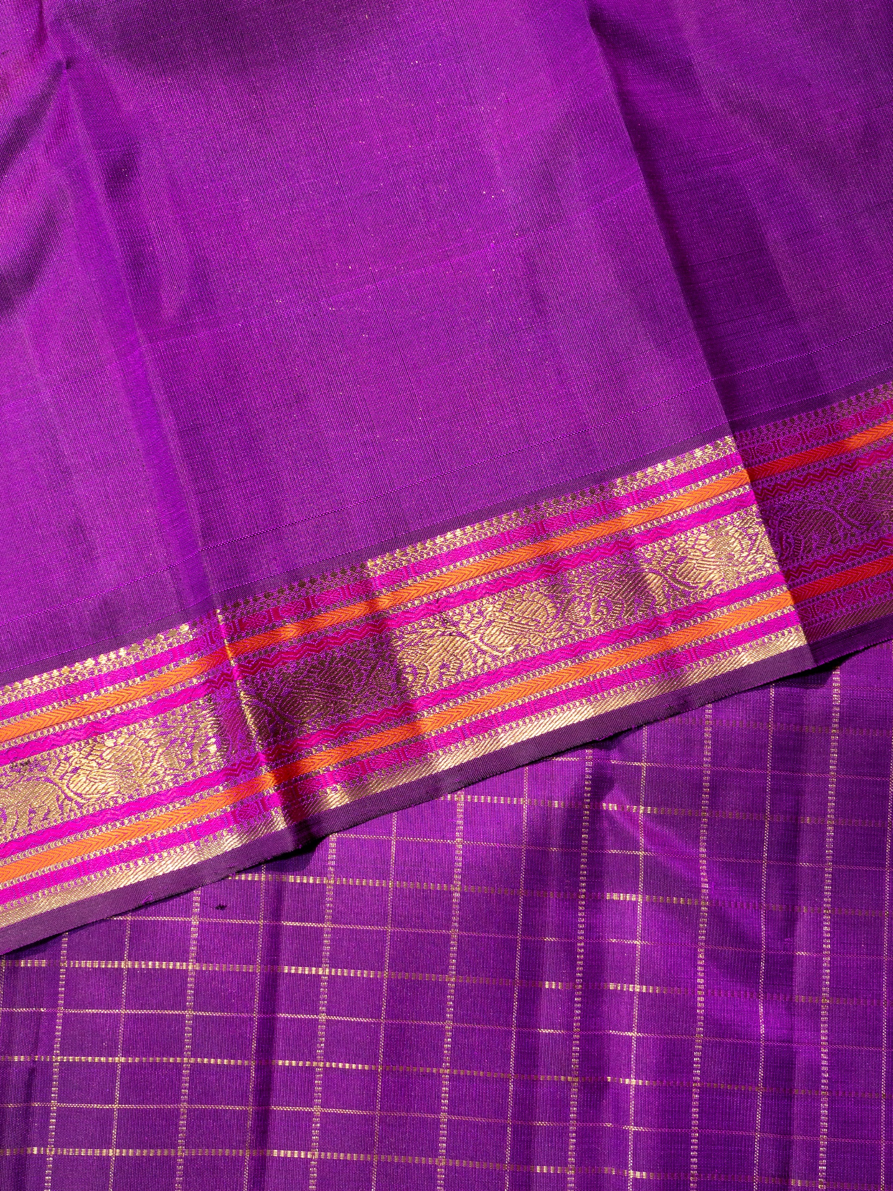 Bridal edit vadamalli Zari Kattam / Kanjivaram Saree CLSA8252