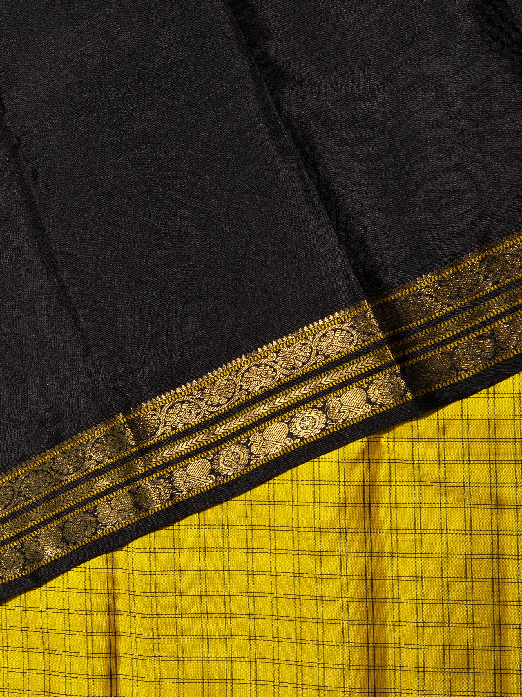 Vintage revival Korvai pure Kanjipuram Silk Saree CLSA8625