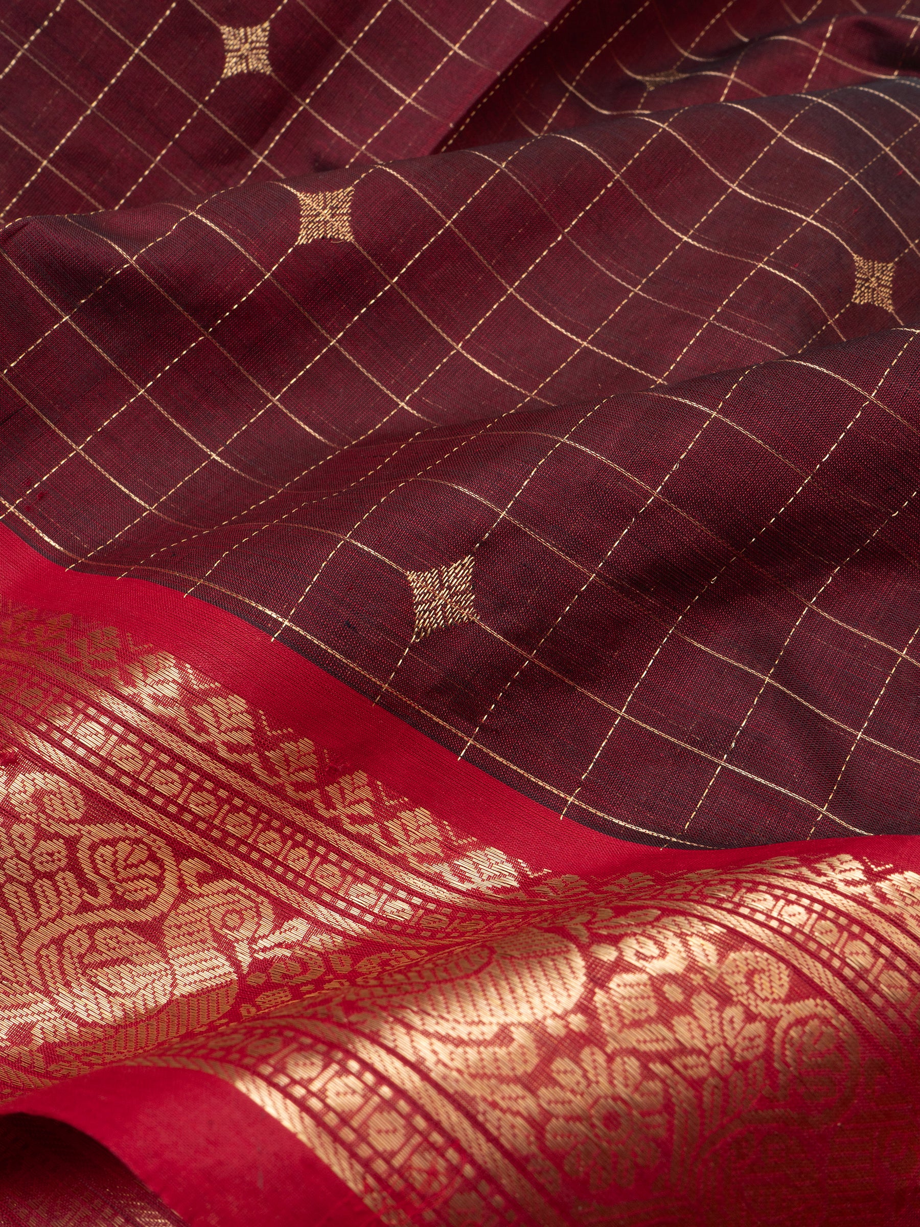 Araku kattam star butta / Silk Cotton Saree CLSA9718
