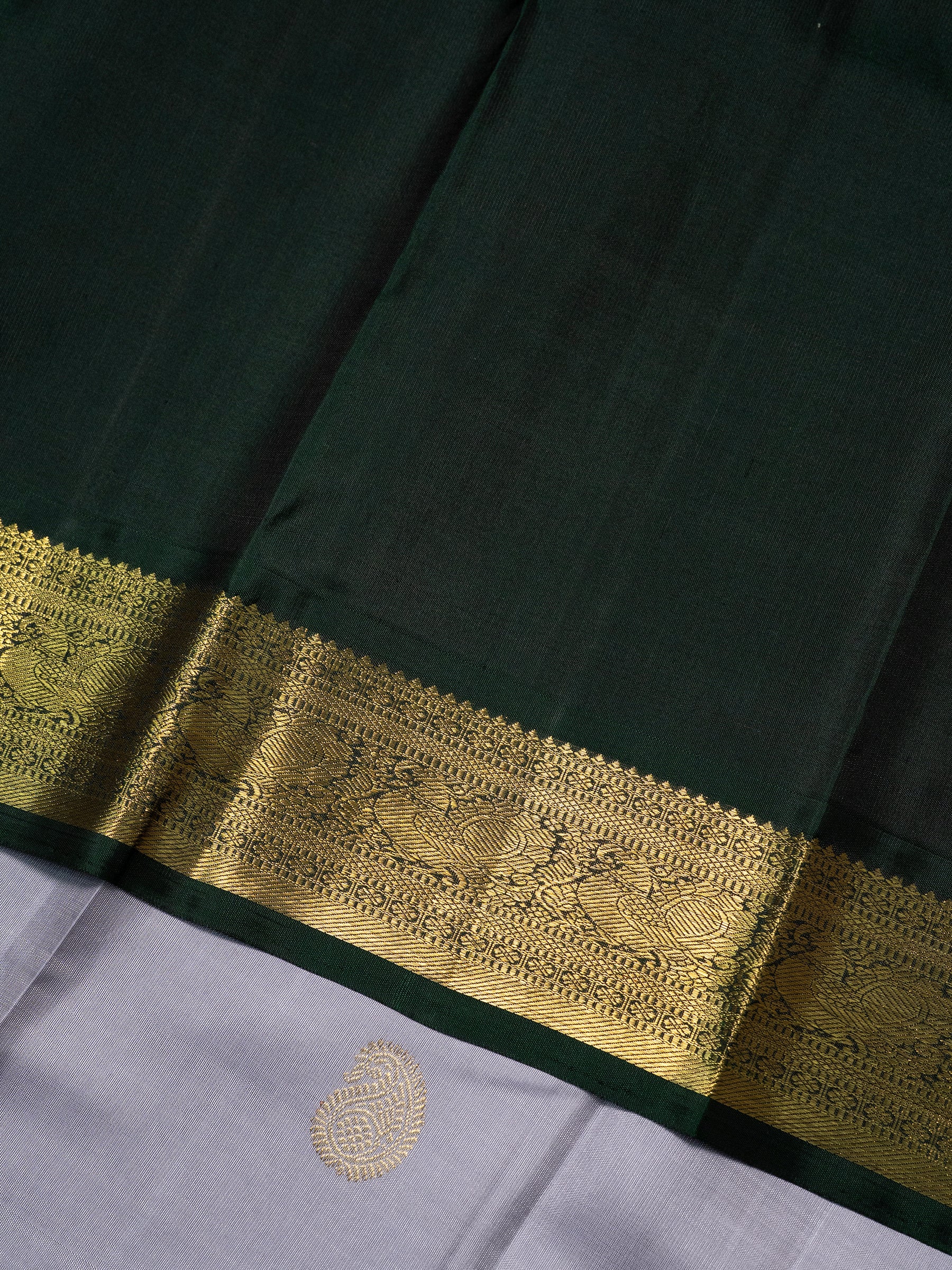 Lavender Kai Korvai Kanjipuram Silk Saree CLSA5906