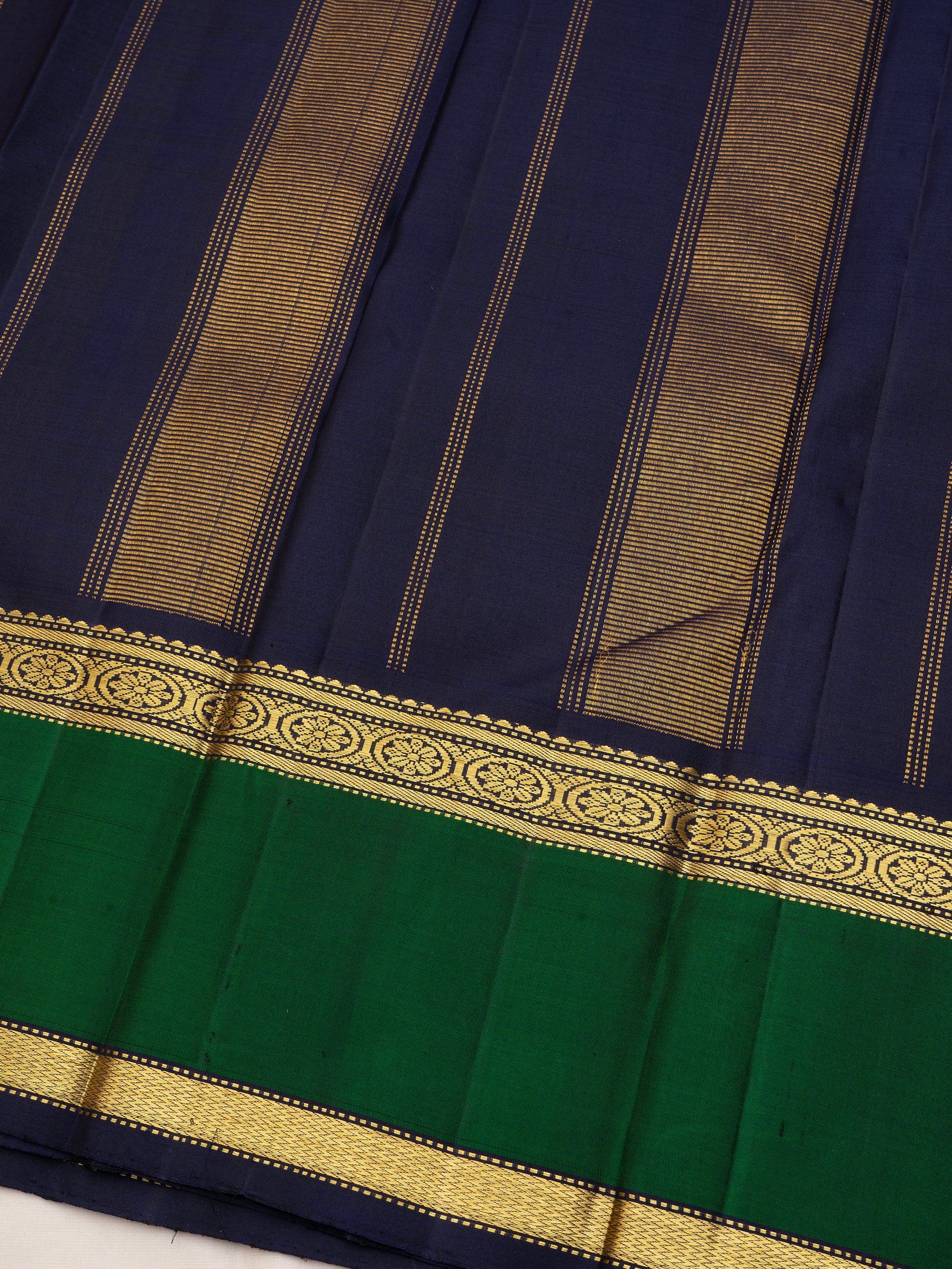 Pink vintage checks korvai / Arani Silk Saree CLSA9052
