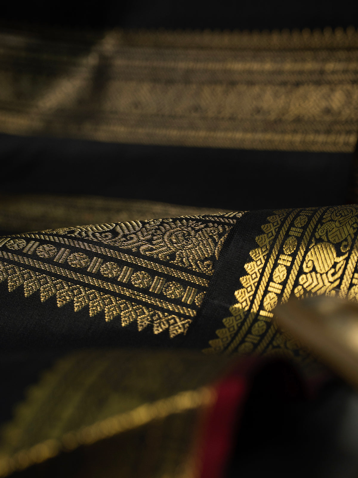 Unusual pastel green small temple /Kanjipuram Silk Saree CLSA11662