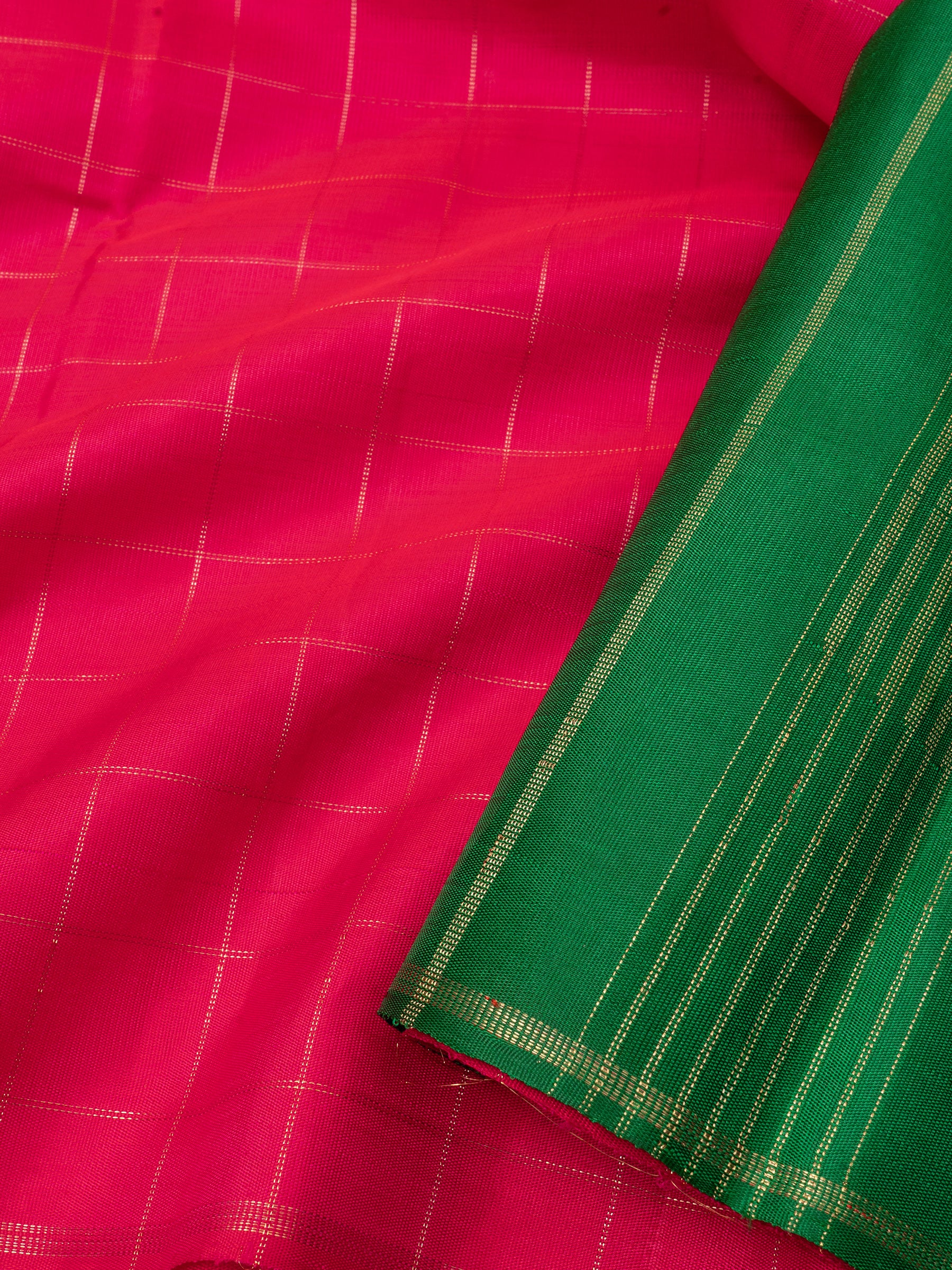 Borderless Kanjivaram Silk Saree – CLSA1623
