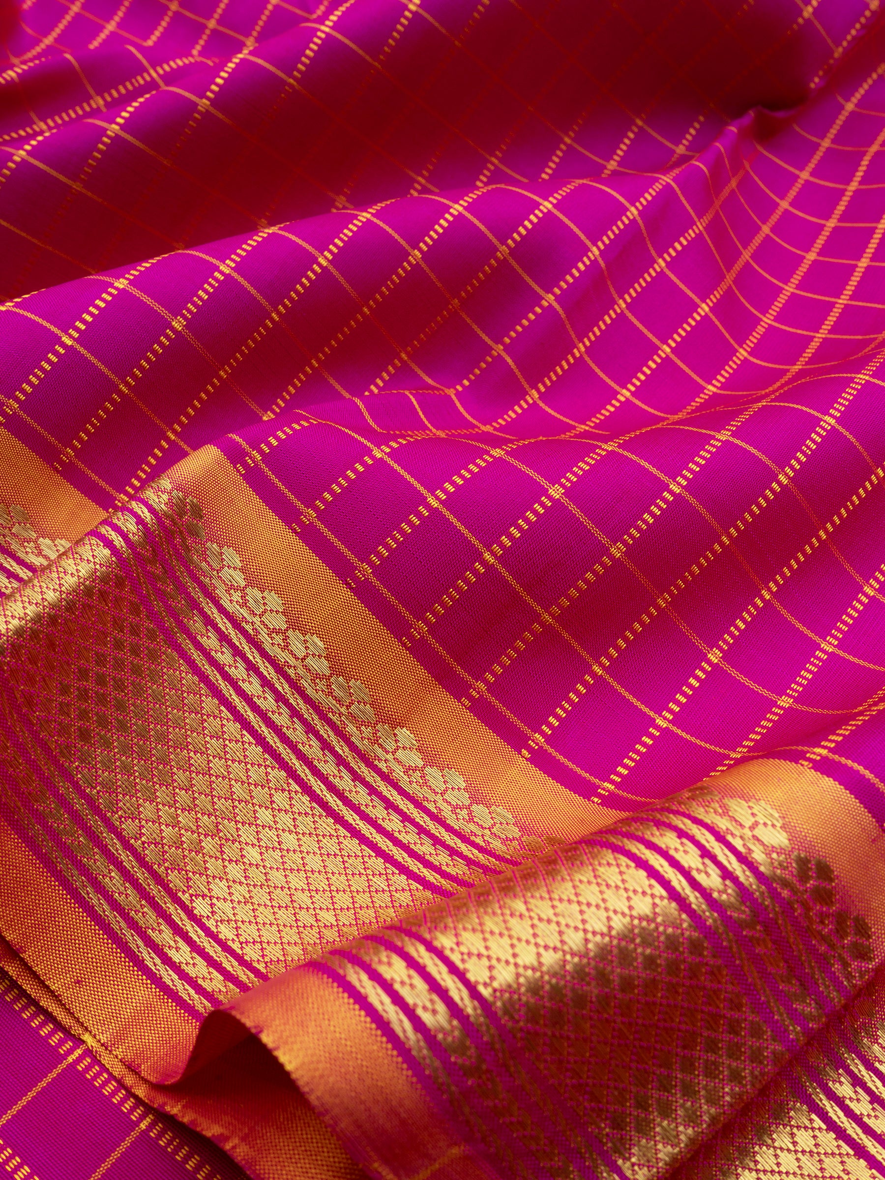 Pink vintage kattam and border / Kanjipuram Silk Saree CLSA1591