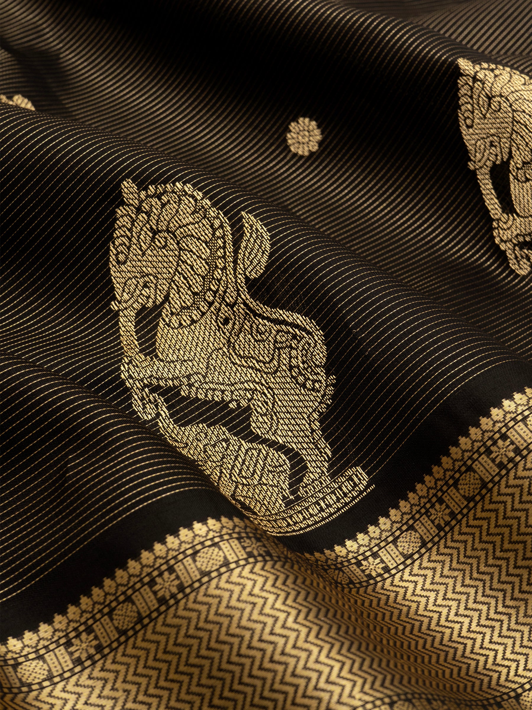 Kanchana brown yazhli bettu butta/ Premium Silk Cotton Saree CLSA6672