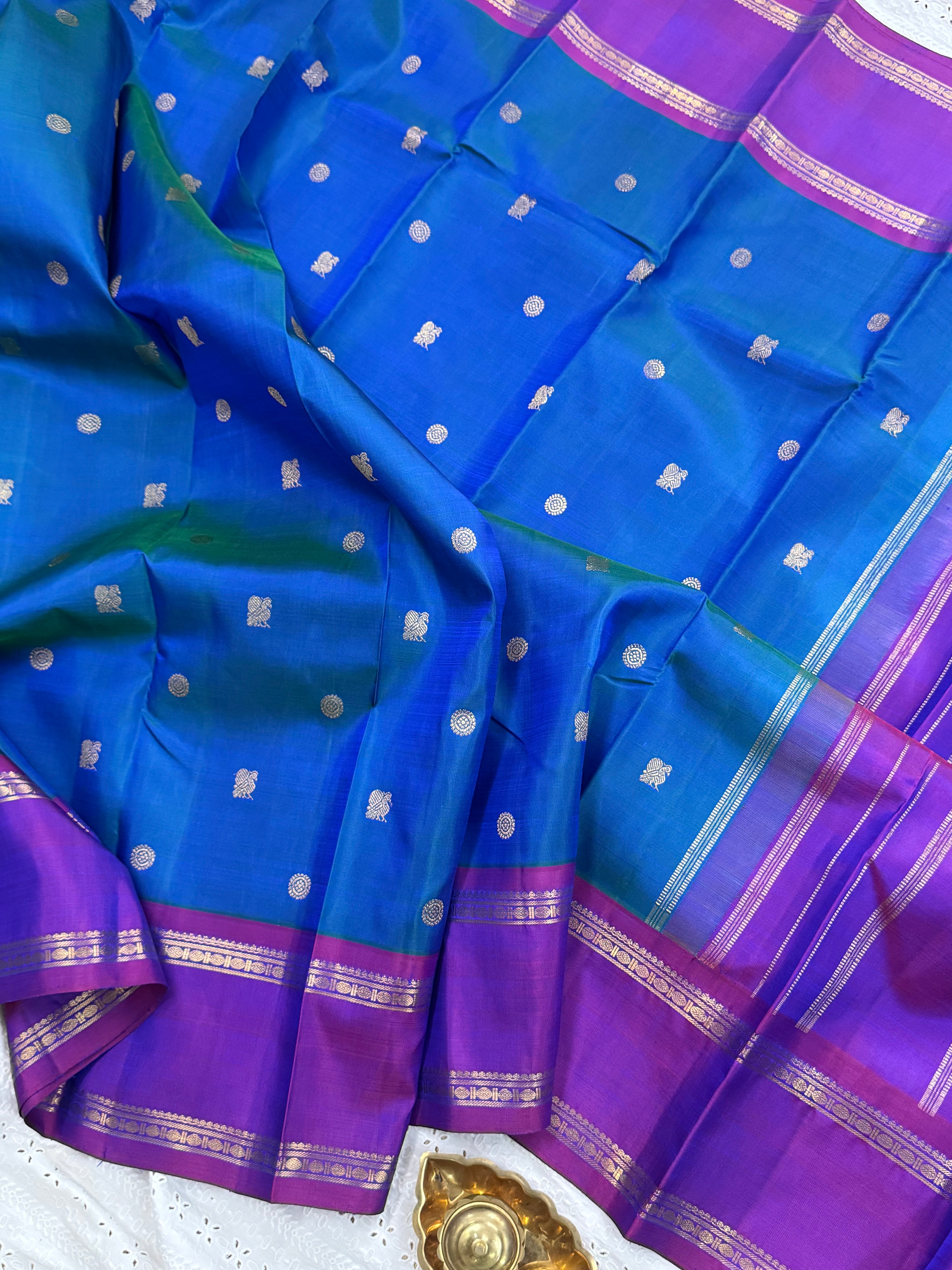 MAYIKAZHUTHU RETTAPET/KANJIPURAM SILK SAREE