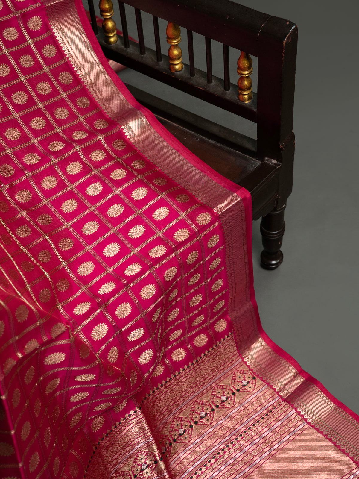 Master piece pink kattam butta / Chanderi silk Saree CLSA10891