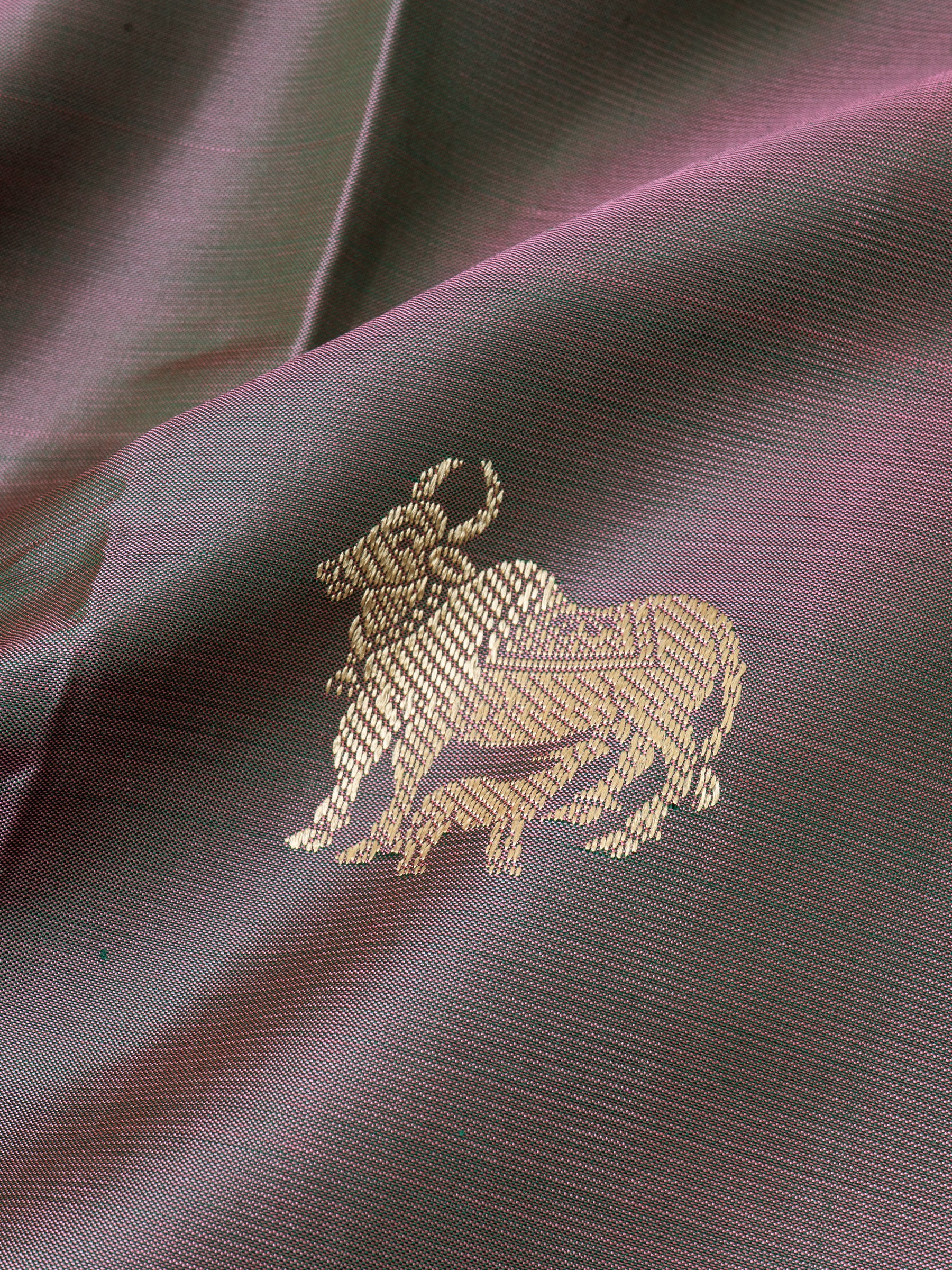 Lavender shot rama green/ special edition kanjipuram silk CLSA