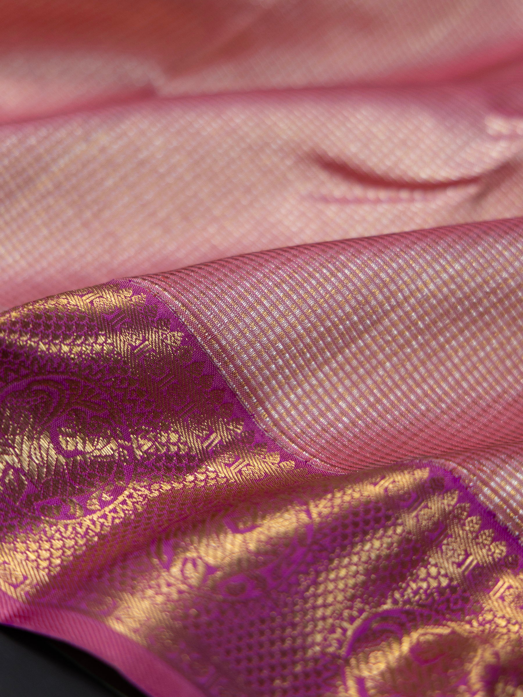 Tissue Oosi Korvai / Bridal Kanjipuram Silk Saree CLSA3617