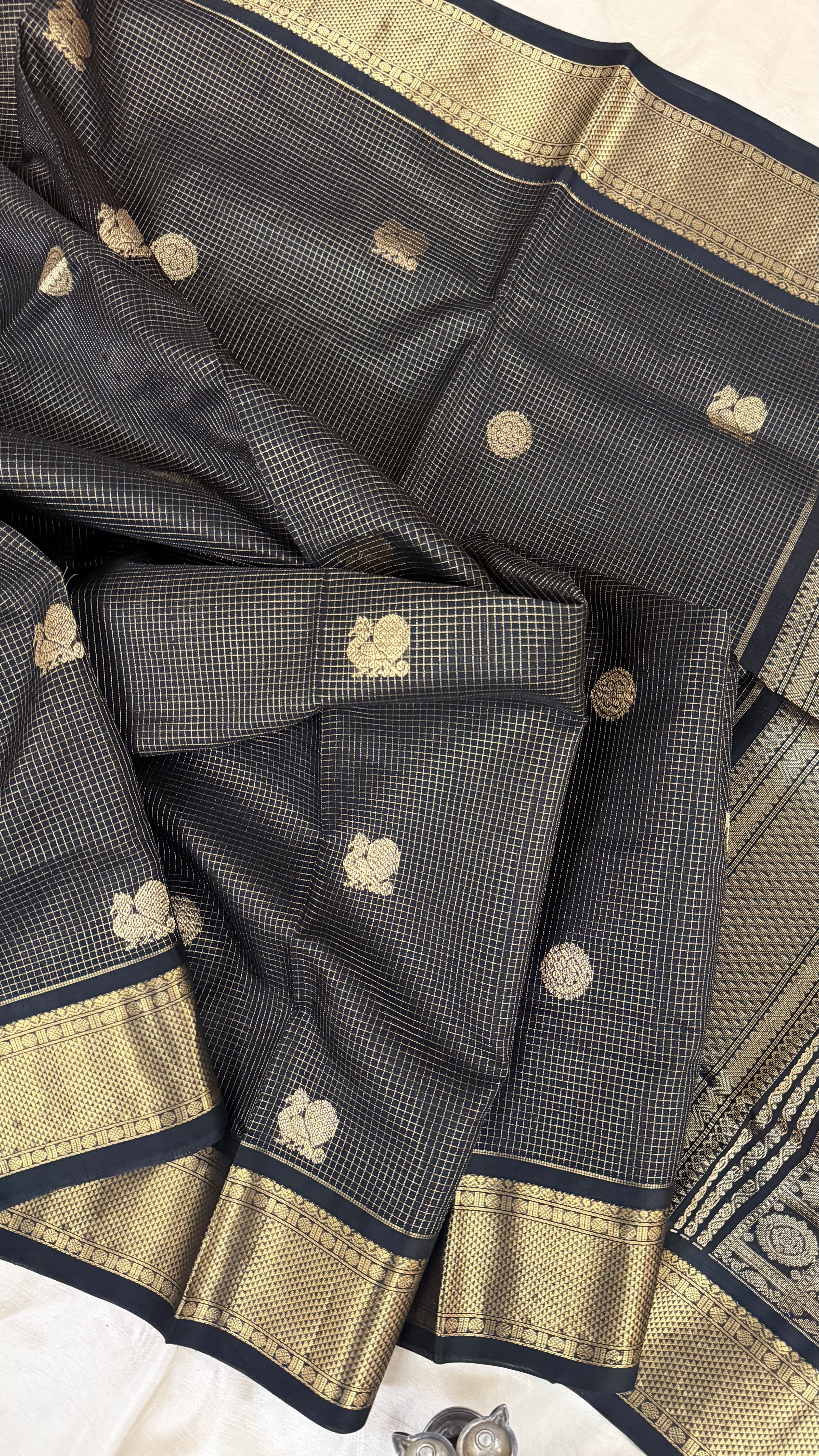 Black Zari kattam / Premium Silk Cotton CLSA5166