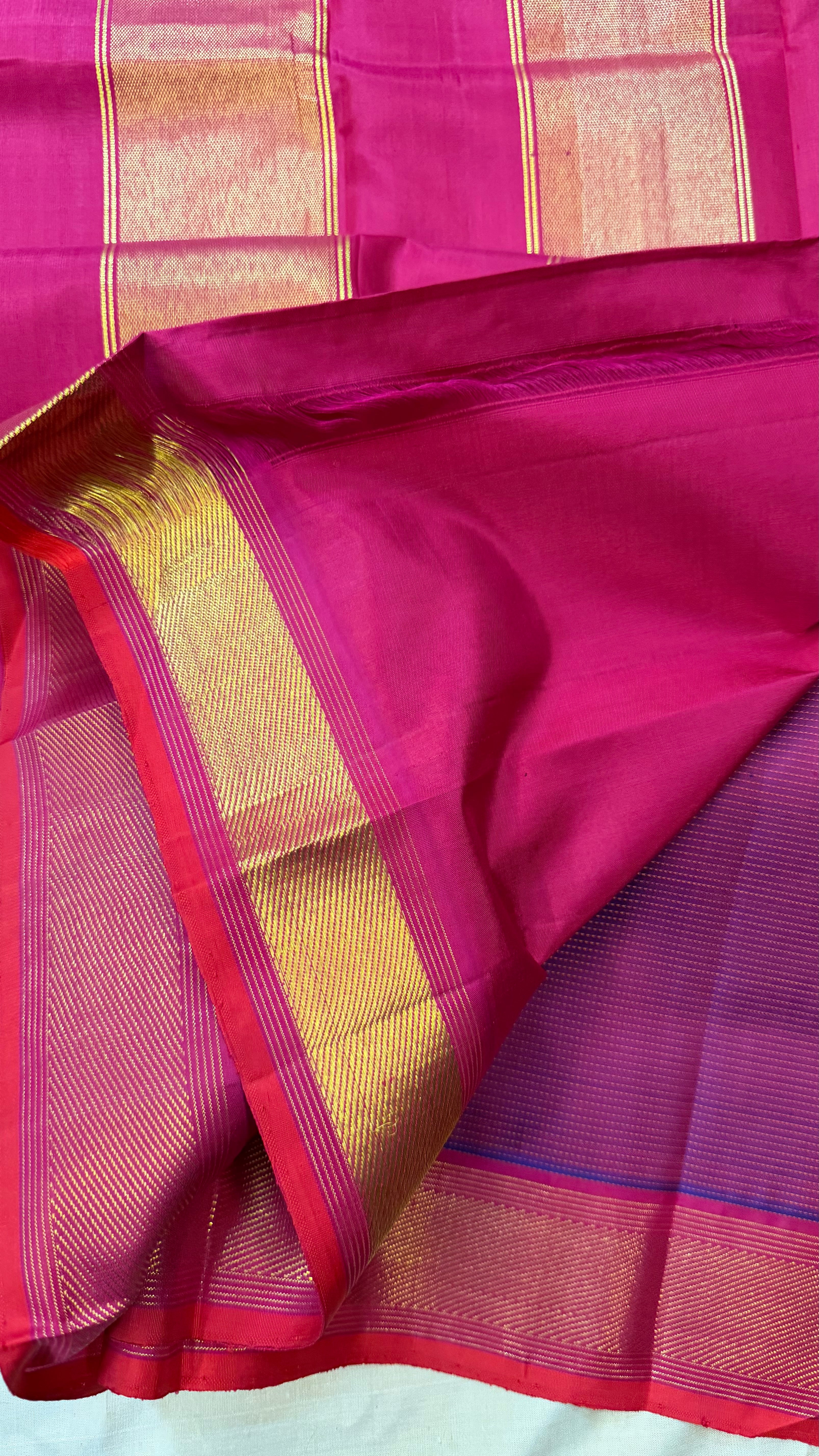Magenta pink / Arani silk