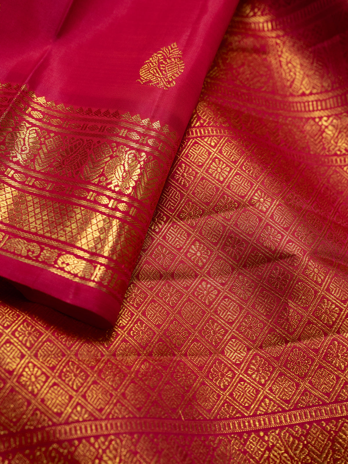 Pink vintage pet Kanjipuram Silk Saree CLSA11045