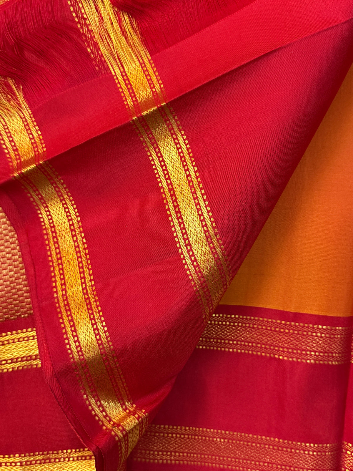 Simha Pure Zari Rettapet / Kanjipuram silk saree clsa 6908