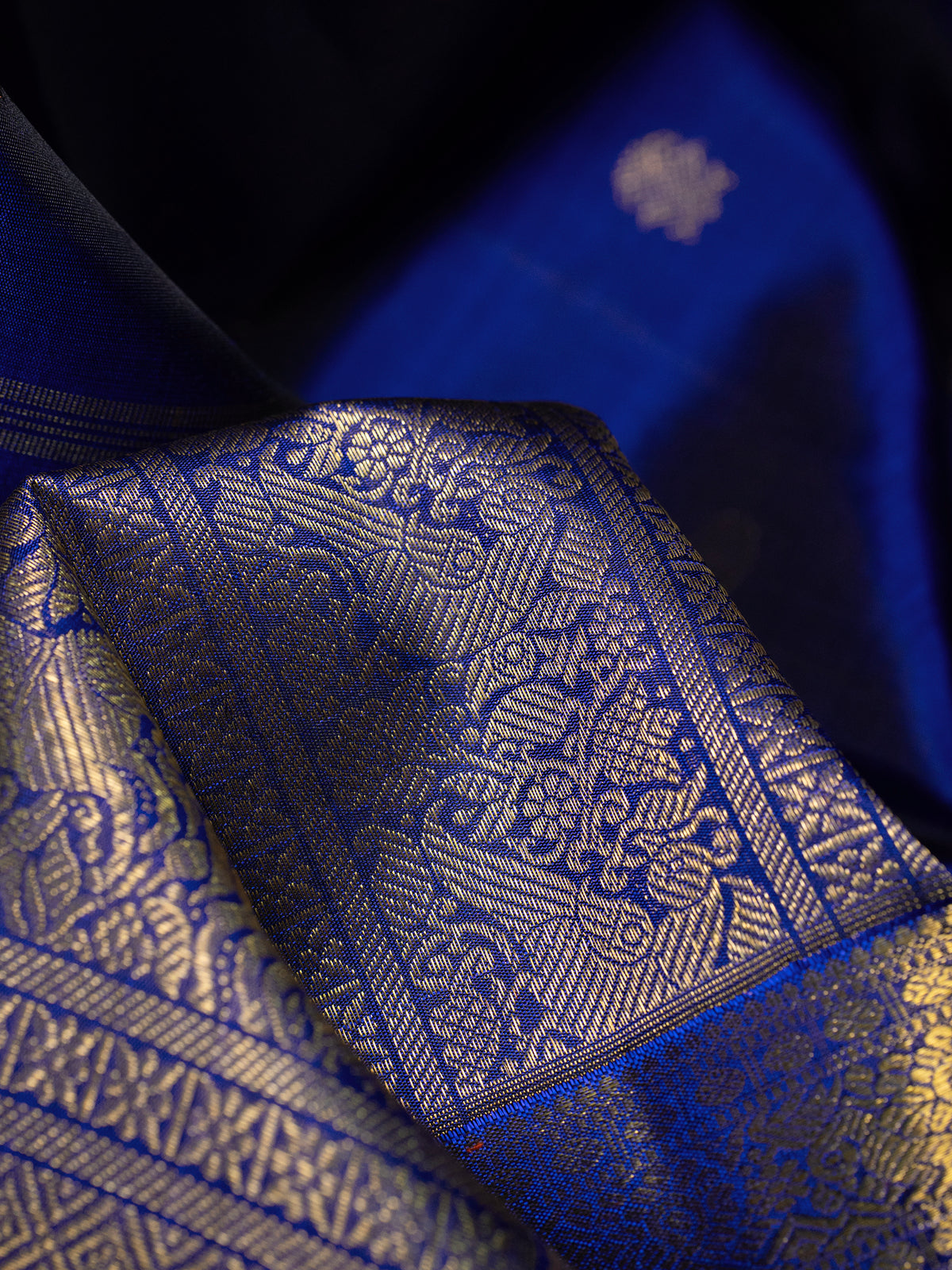 Ms blue vintage pet / Kanjipuram Silk Saree CLSA11335