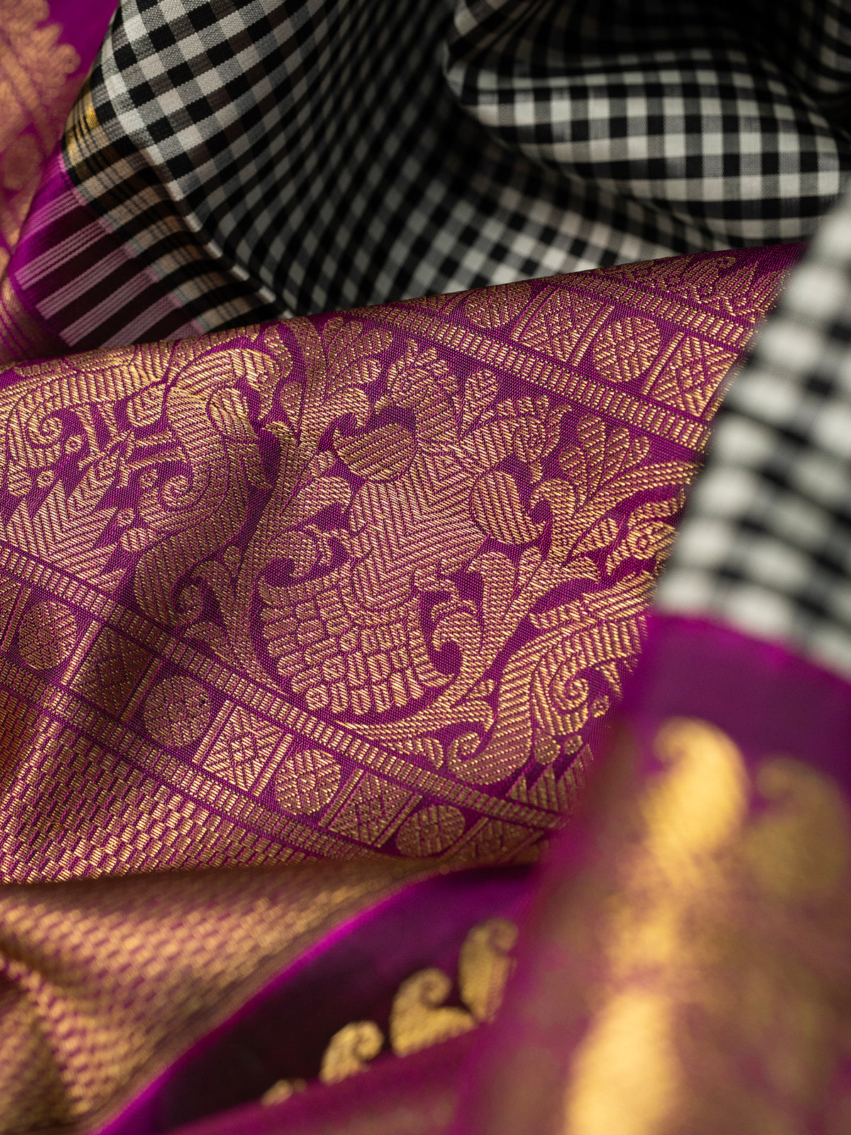 Vaijayanthimala ma Kattam Korvai / Kanjipuram Silk Saree CLSA9317