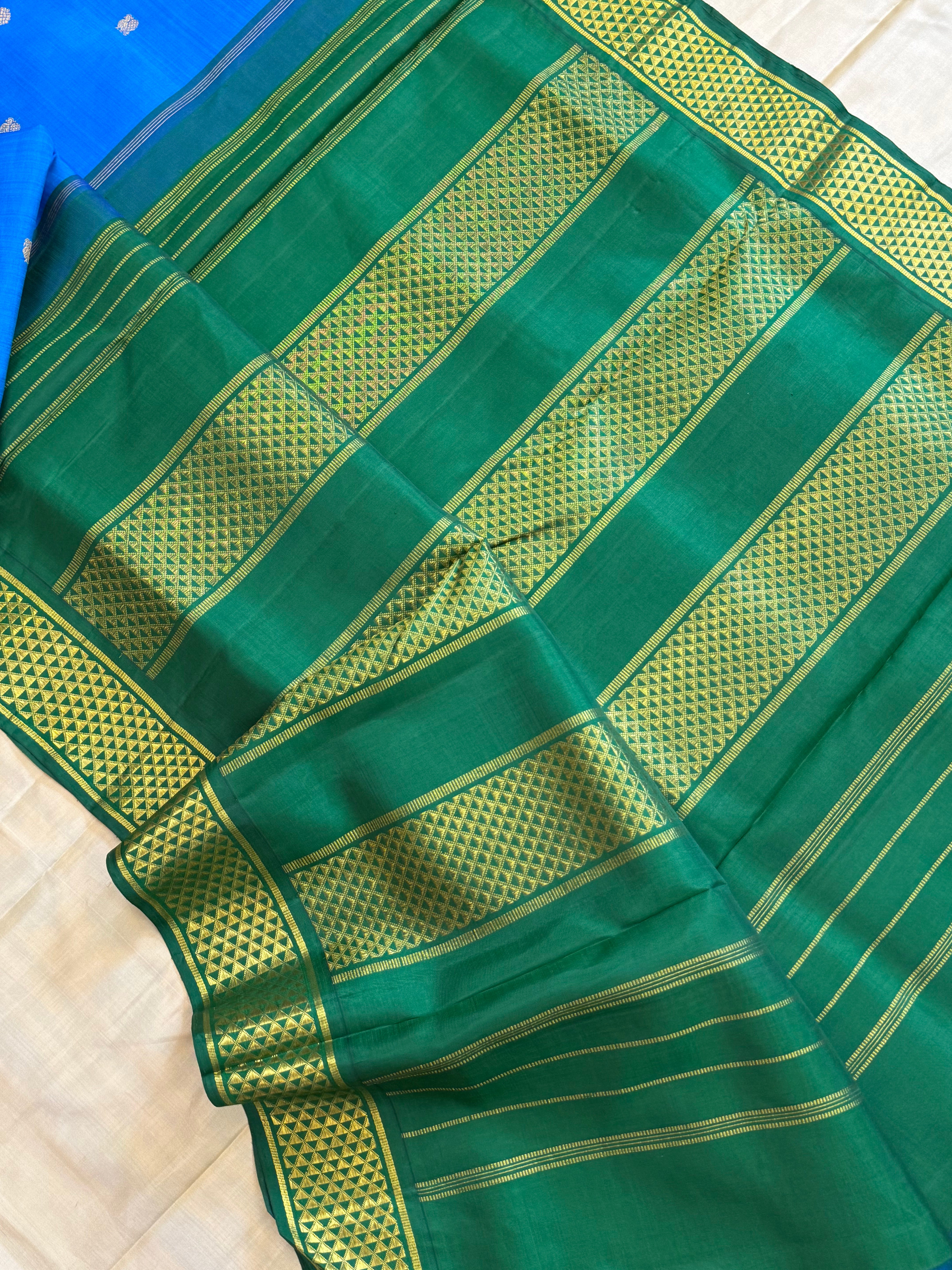 10 YARDS KORVAI / KANJIPURAM SILK SAREE CLSA 7704