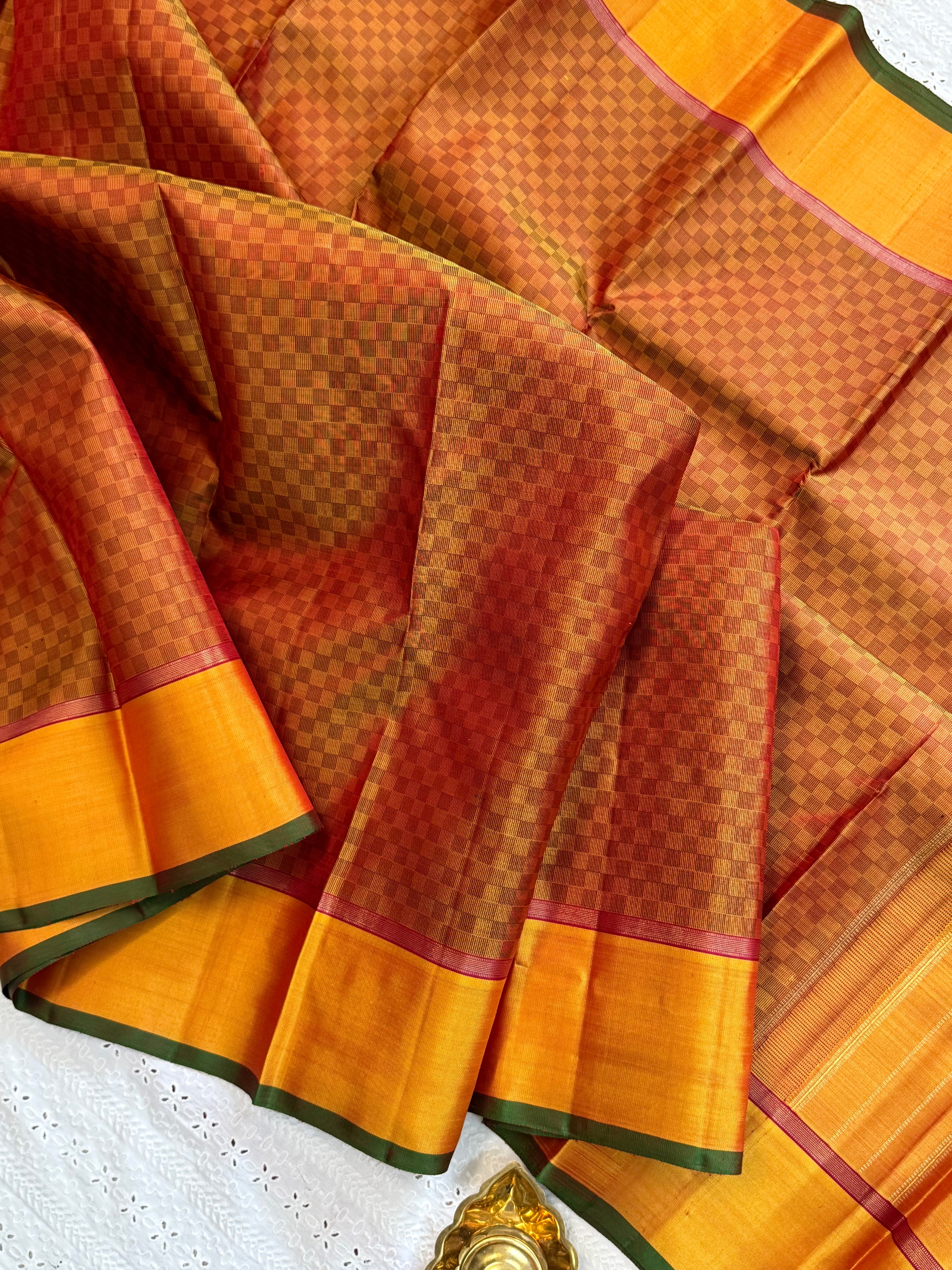 Mustard paimadi / Kanjipuram silk