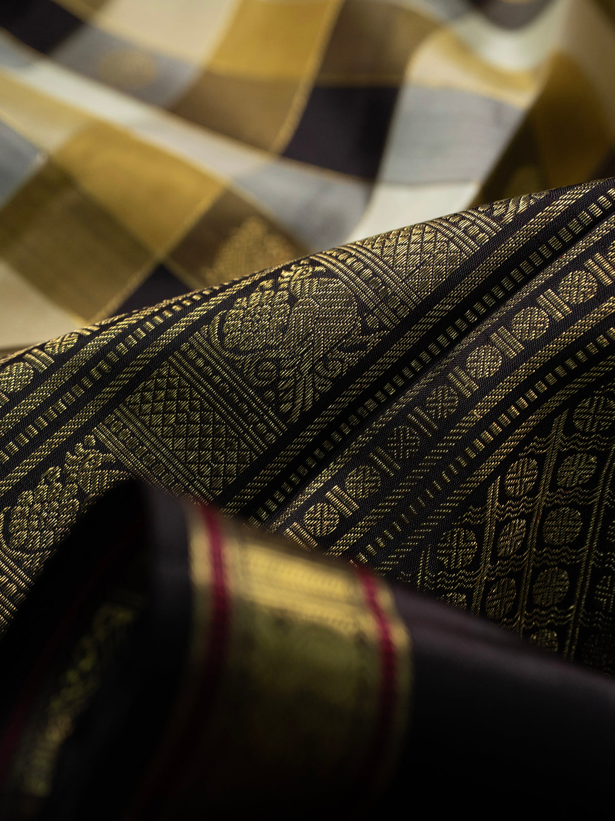 Pastel Zari Kattam with butta Korvai pure Zari /Kanjipuram Silk Saree CLSA11075