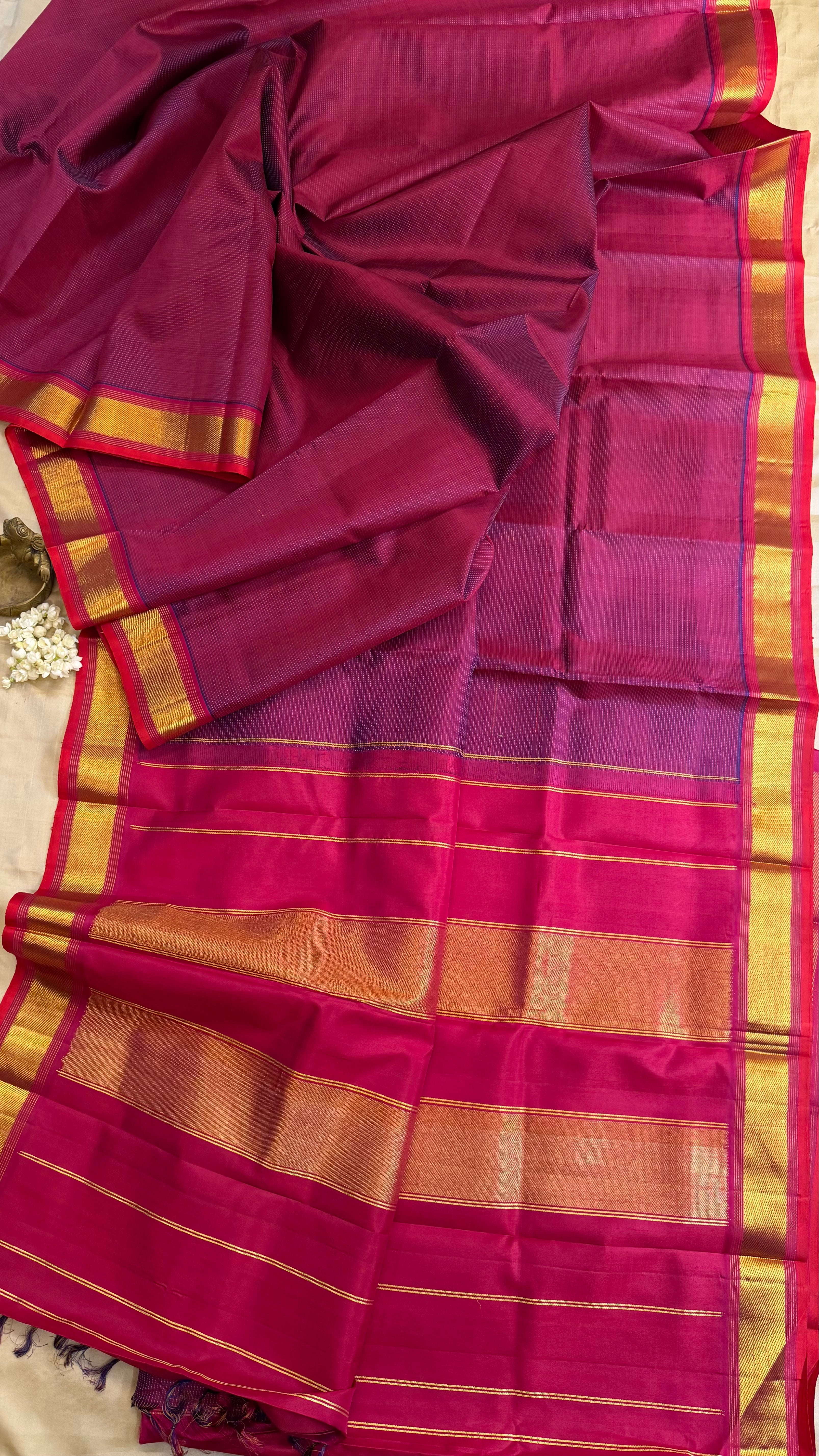 Magenta pink / Arani silk