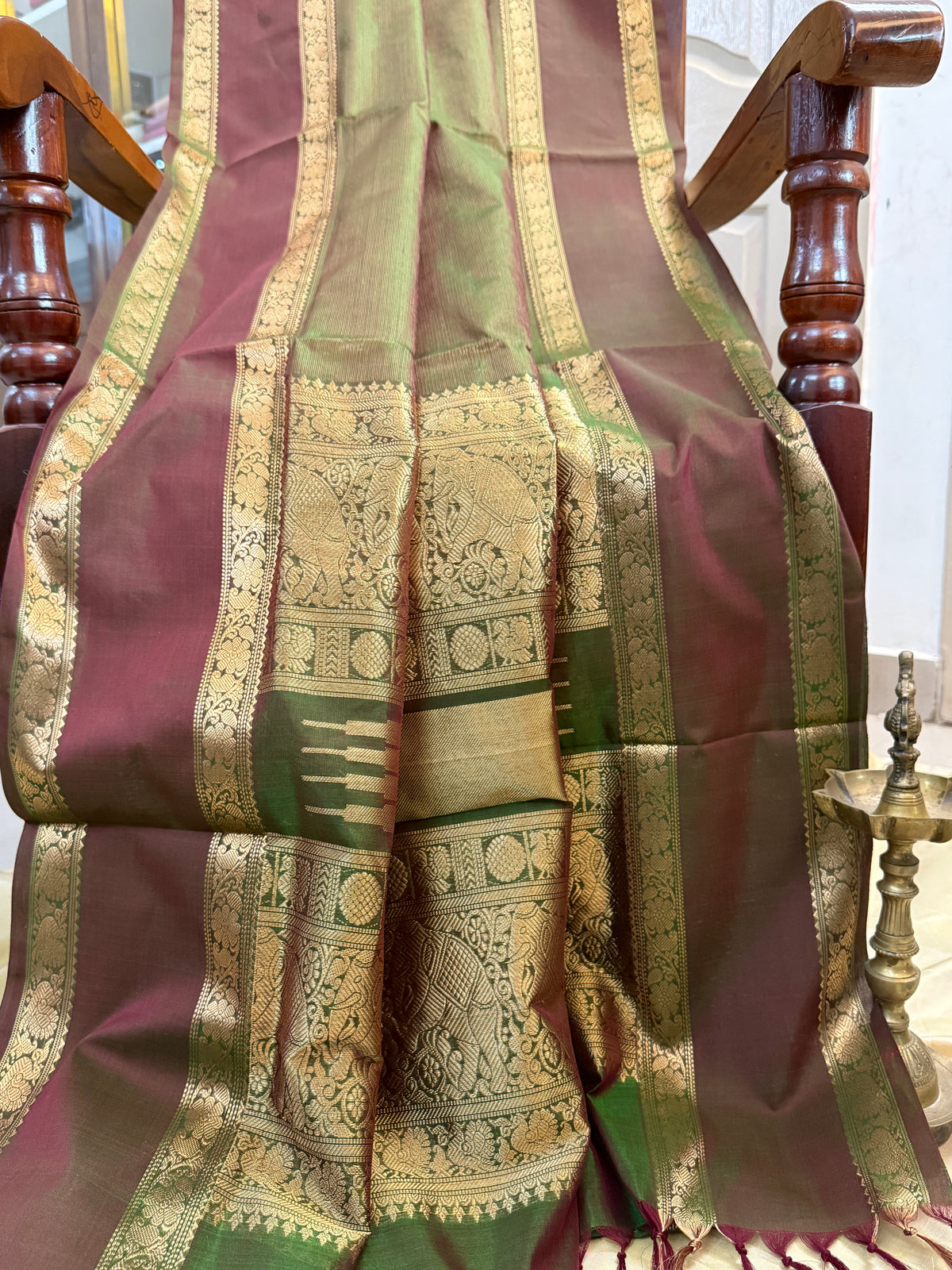 Premium silk cotton-vairaoosi saree/clsa 12627