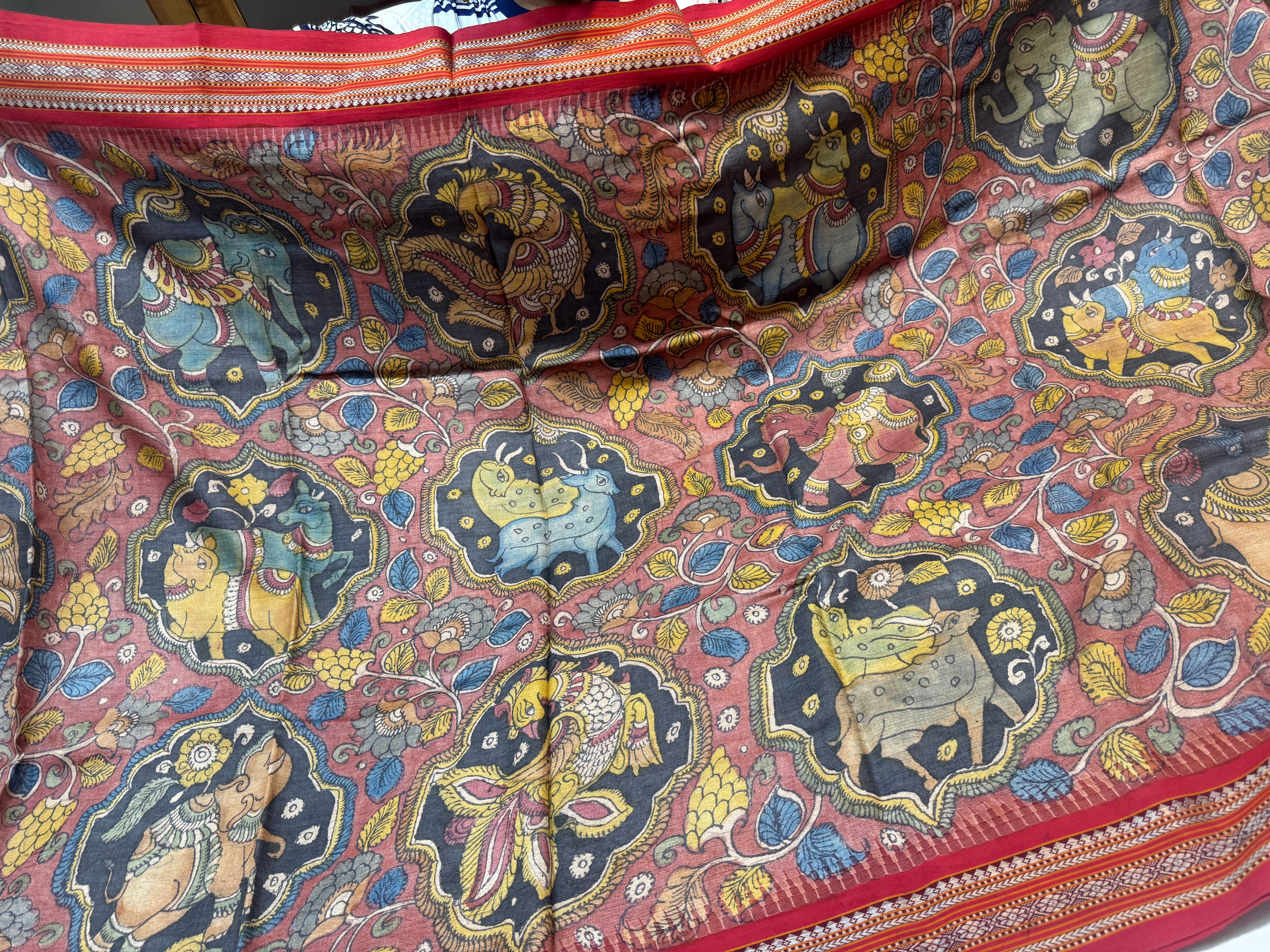 Vanasingaram : Pen Kalamkari in Vidharba Tussar